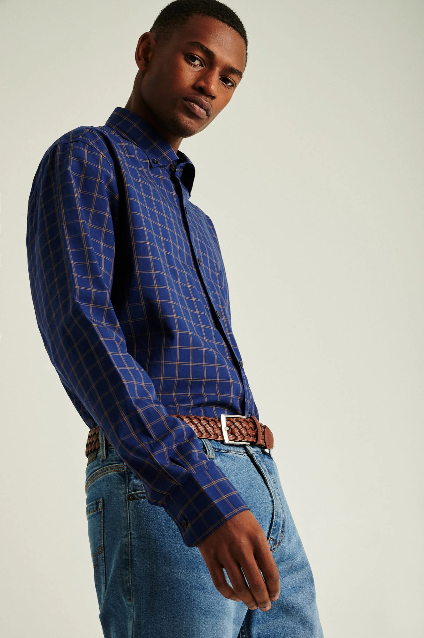 Slim fit plaids shirt - Image 7