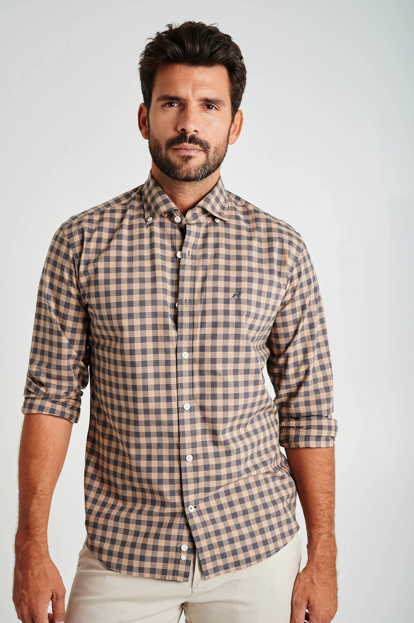 Slim Fit Plaids Shirt