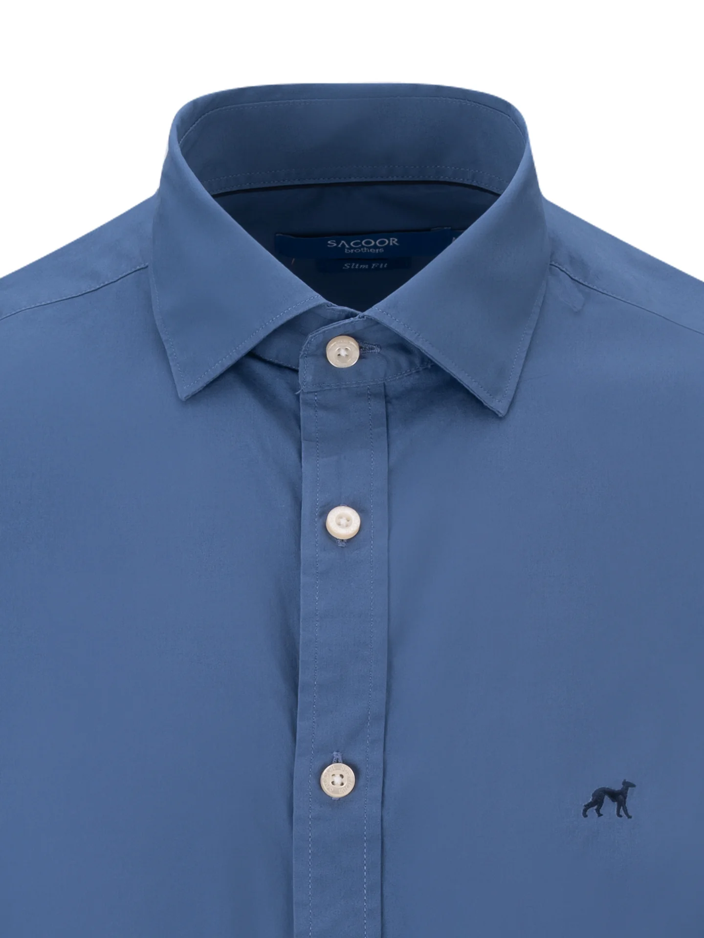 Slim fit plain shirt - Image 18