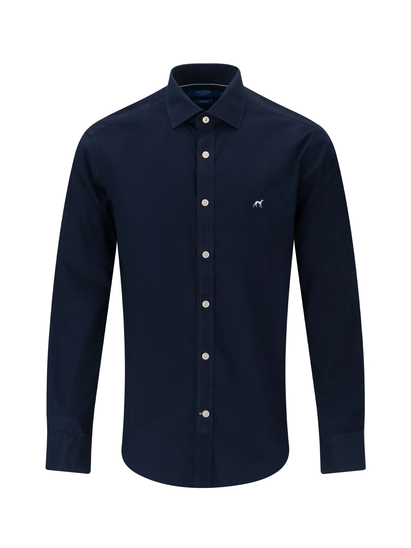Slim fit plain shirt - Image 4