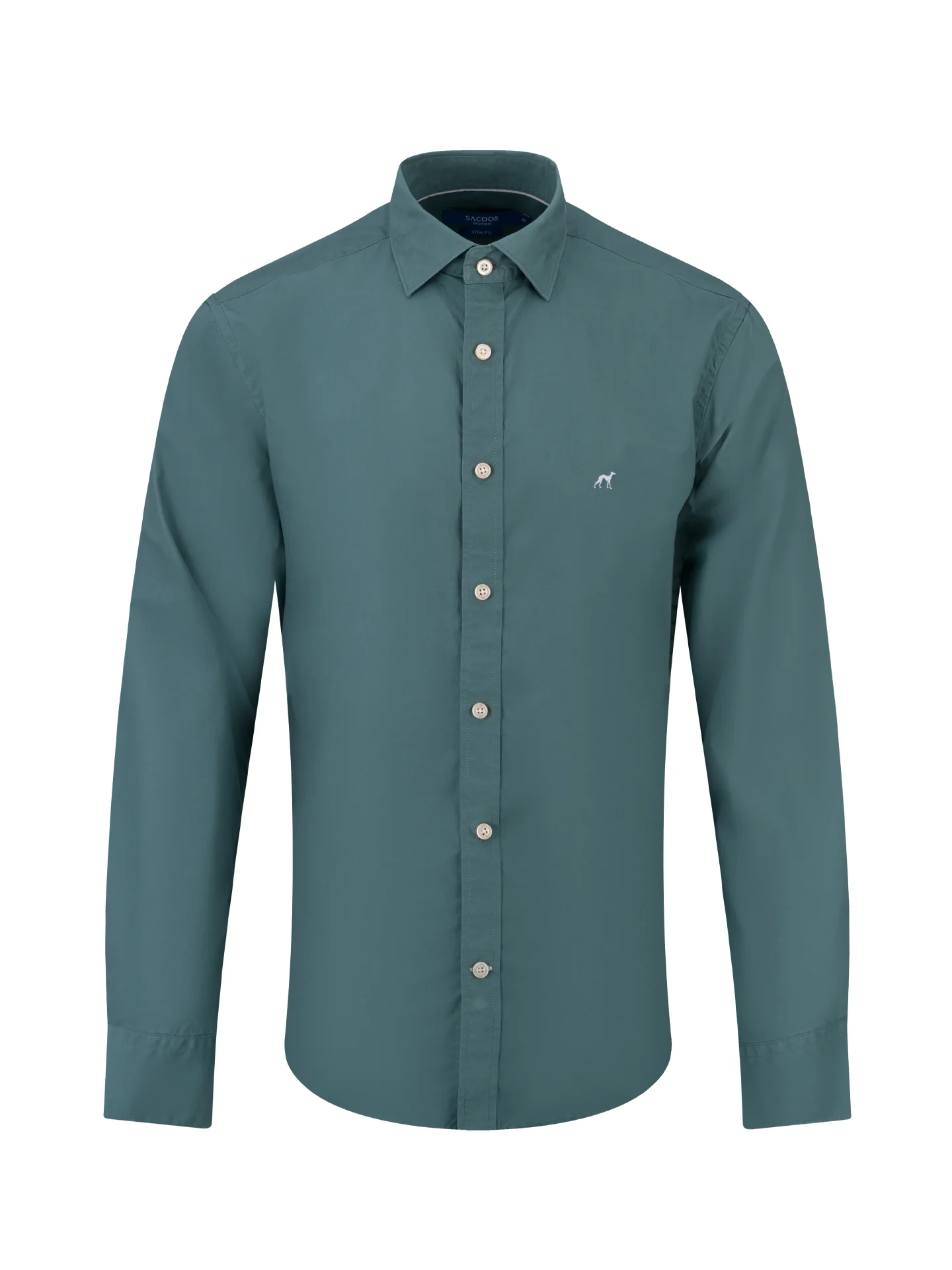 Slim fit plain shirt - Image 7