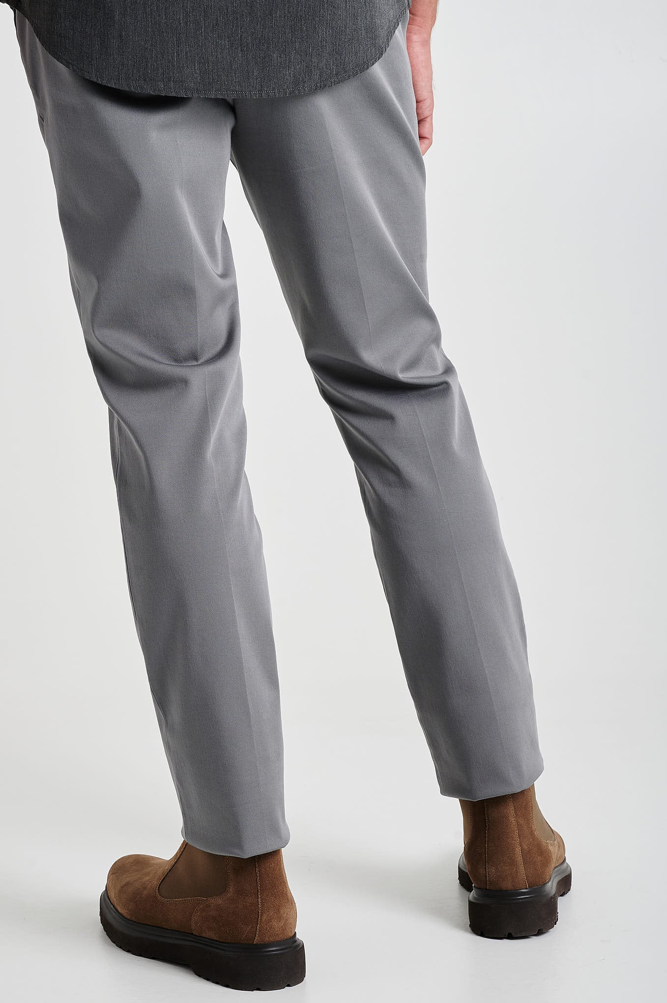 Slim fit plain SOLOTEX chino trousers - Image 13