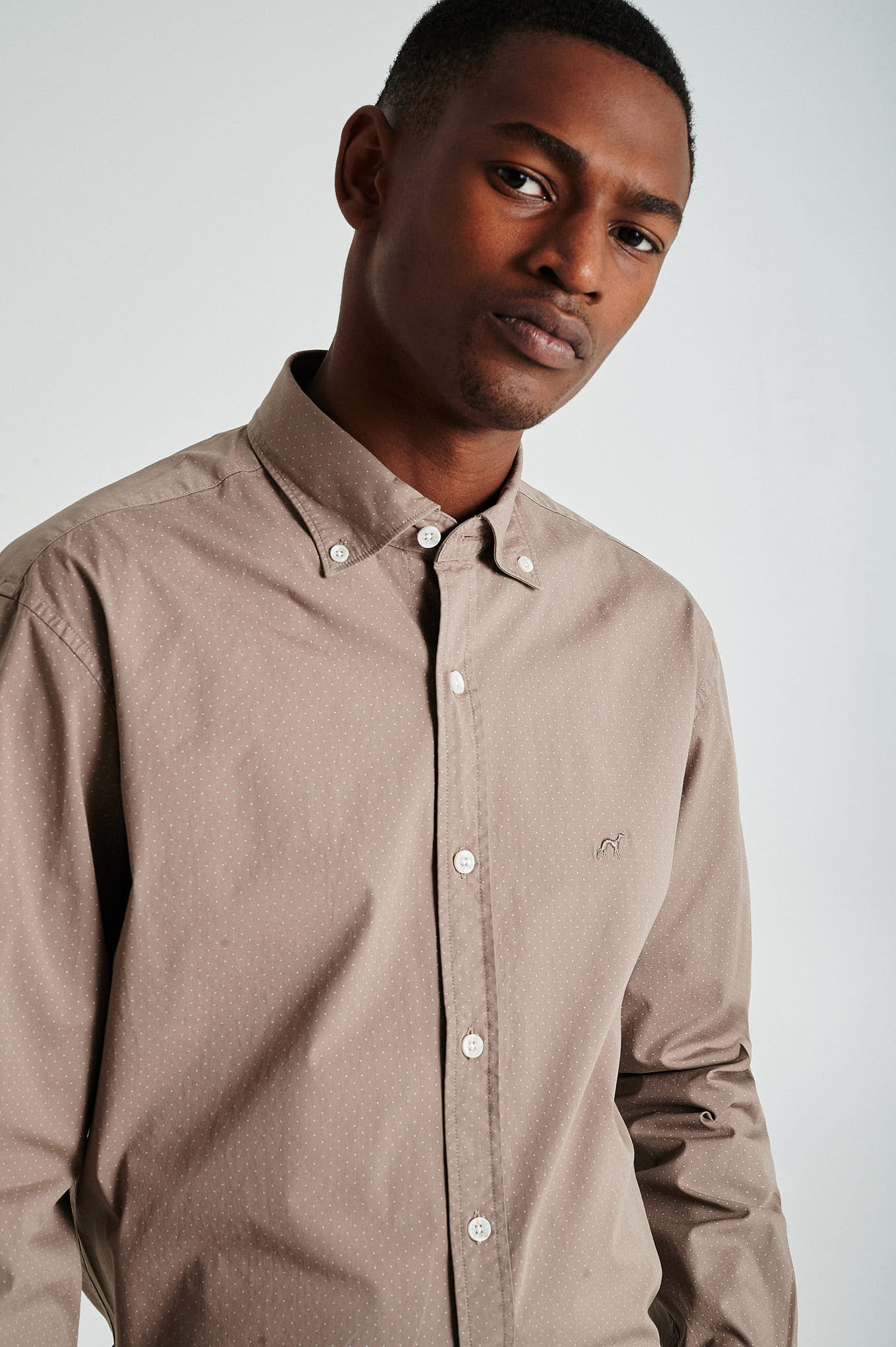 Slim fit polka dots shirt - Image 6