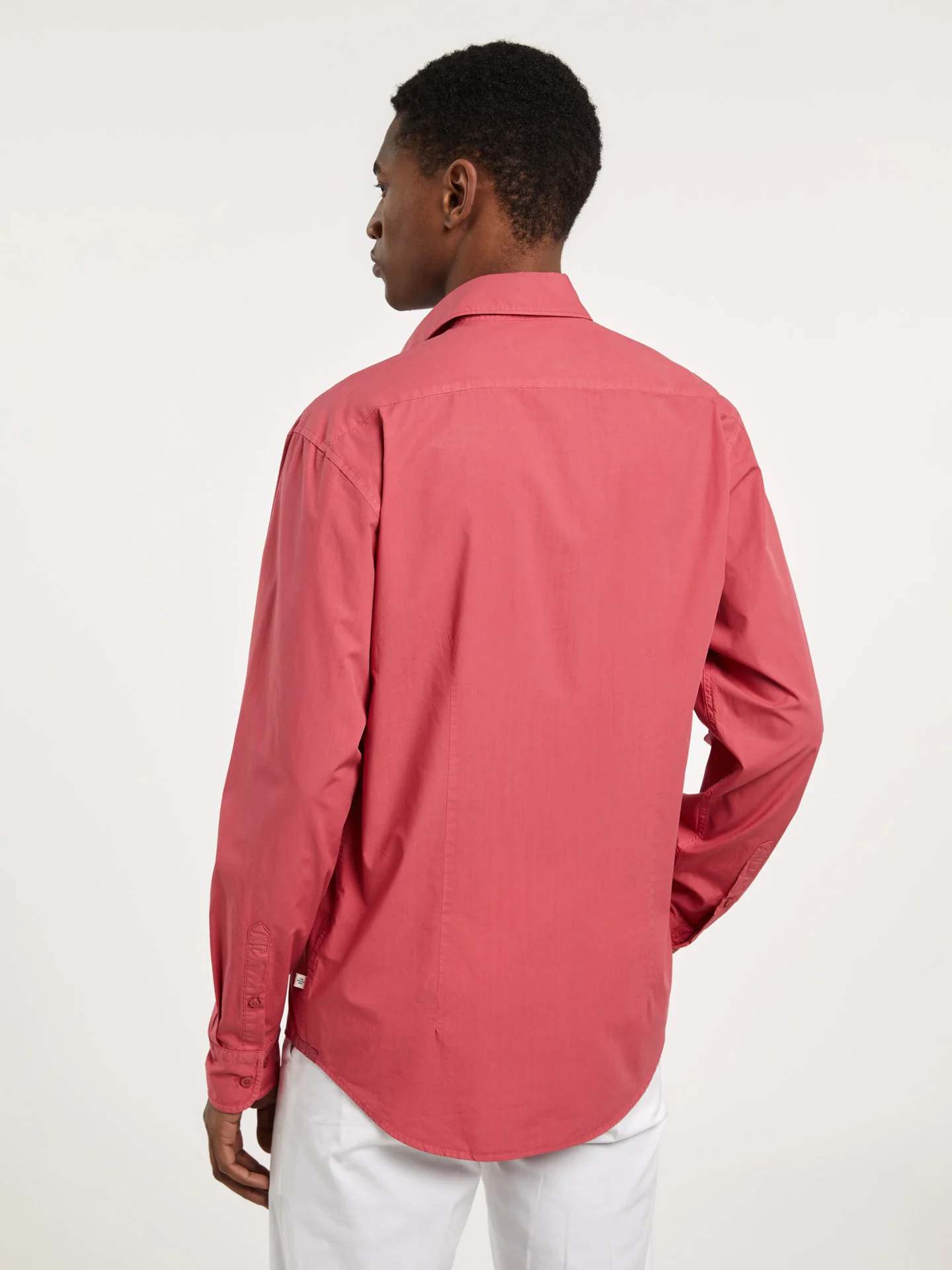 Slim fit poplin faded shirt - Image 6
