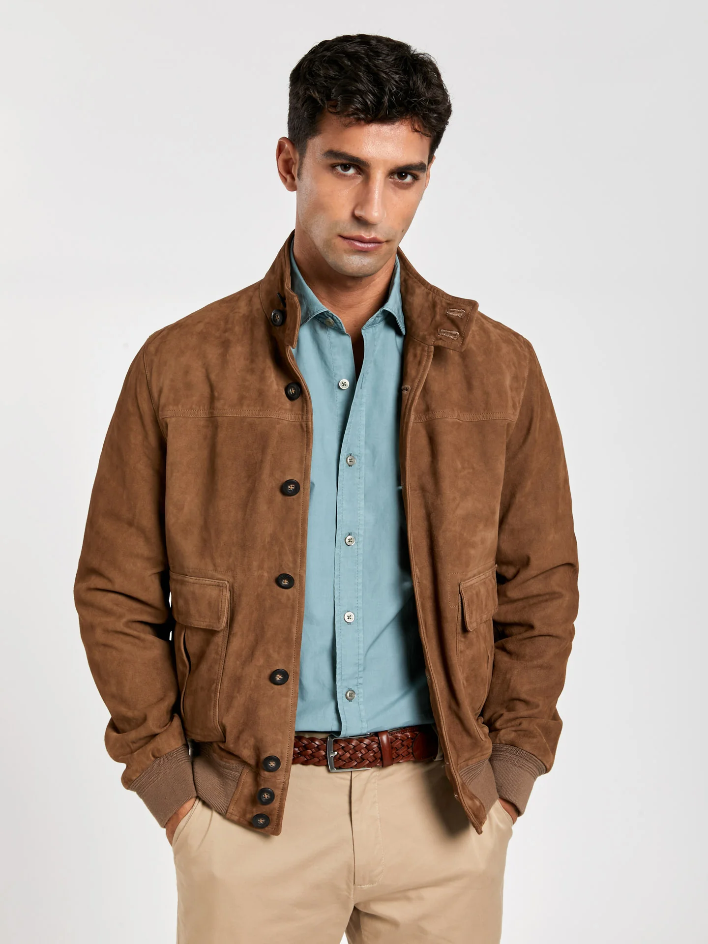 Slim fit poplin faded shirt - Image 11
