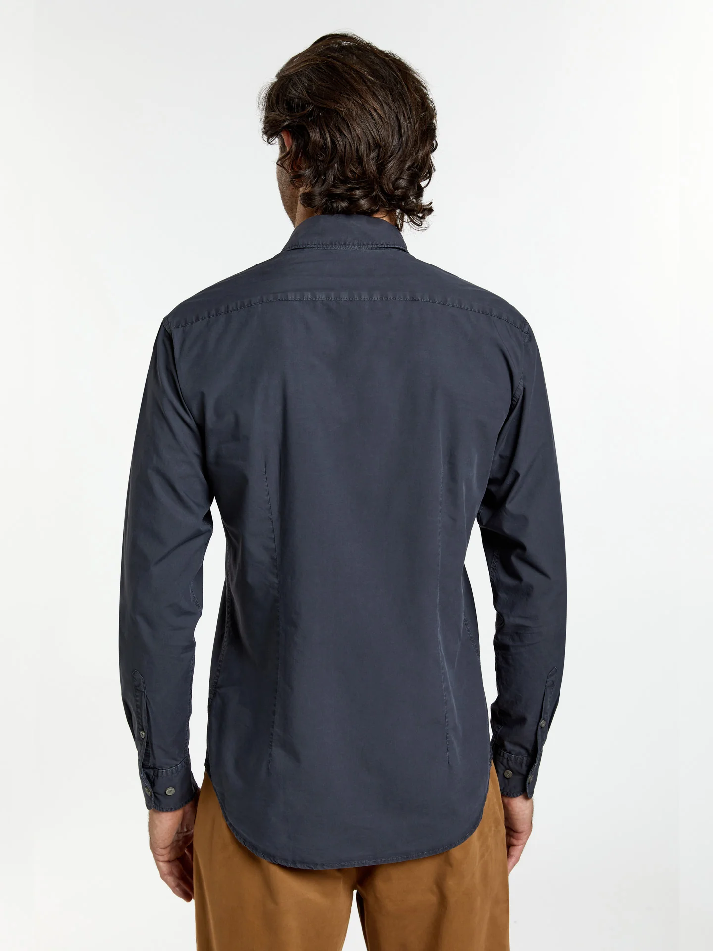 Slim fit poplin faded shirt - Image 3