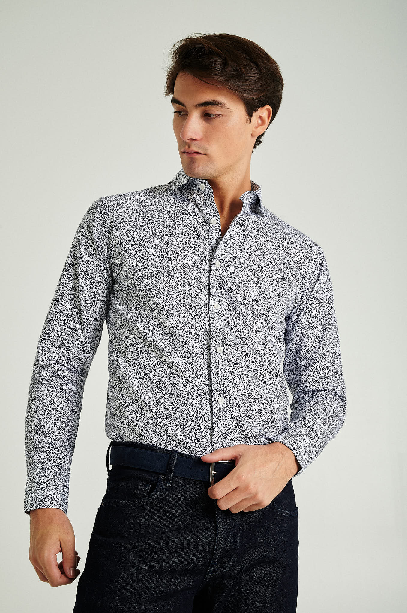 Slim fit printed shirt - Image 4