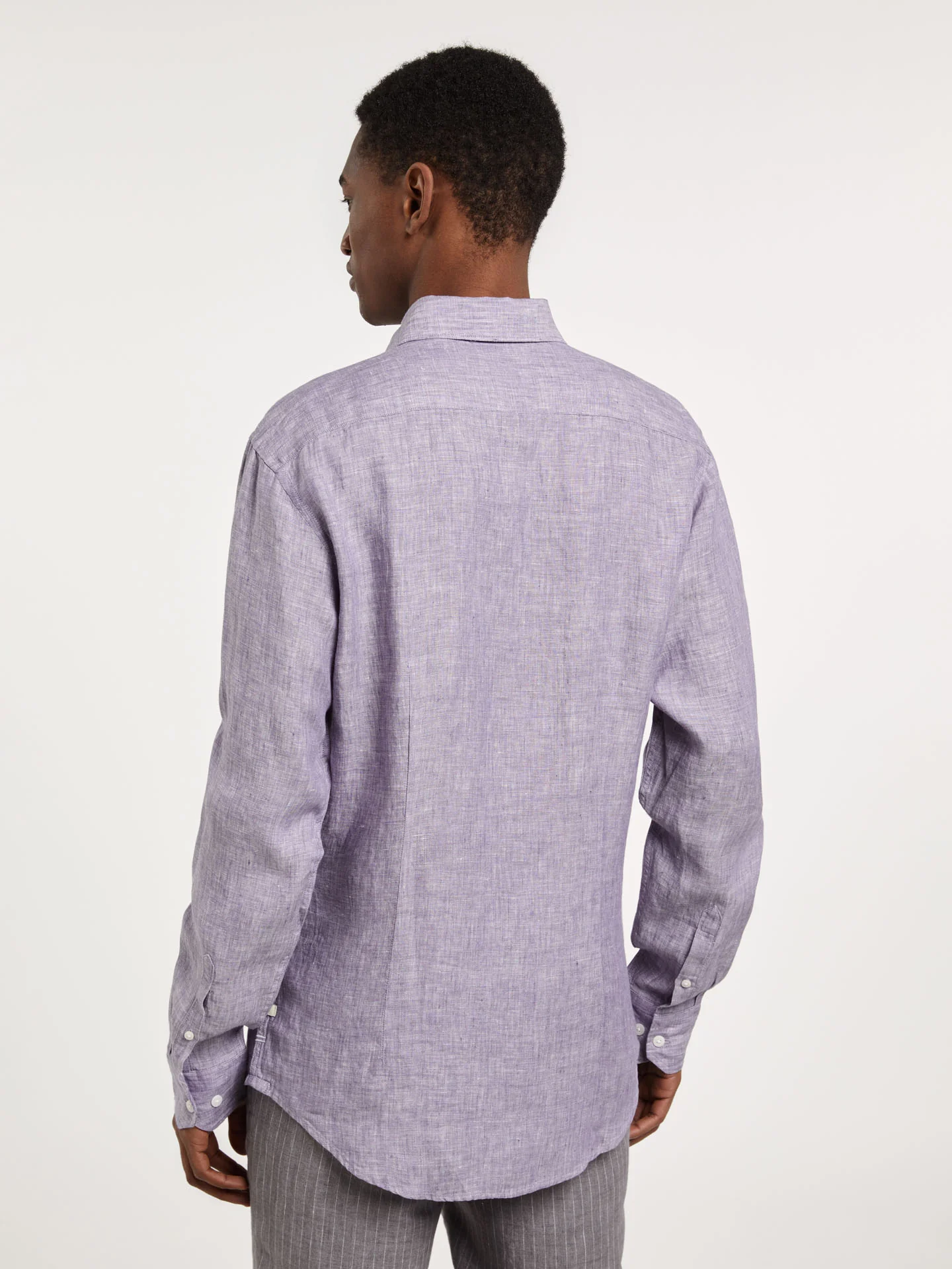 Slim Fit pure Linen Shirt - Image 24
