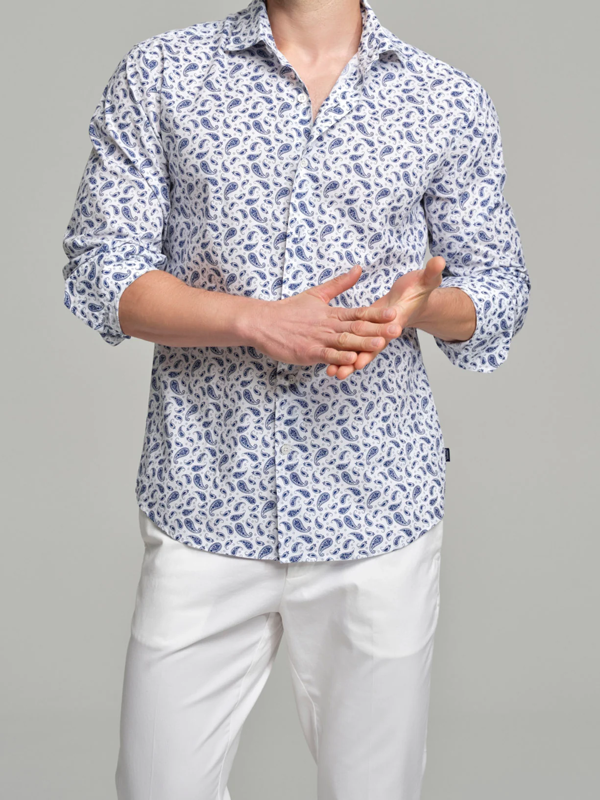 Slim fit Resort printed cotton casual shirt - Image 2