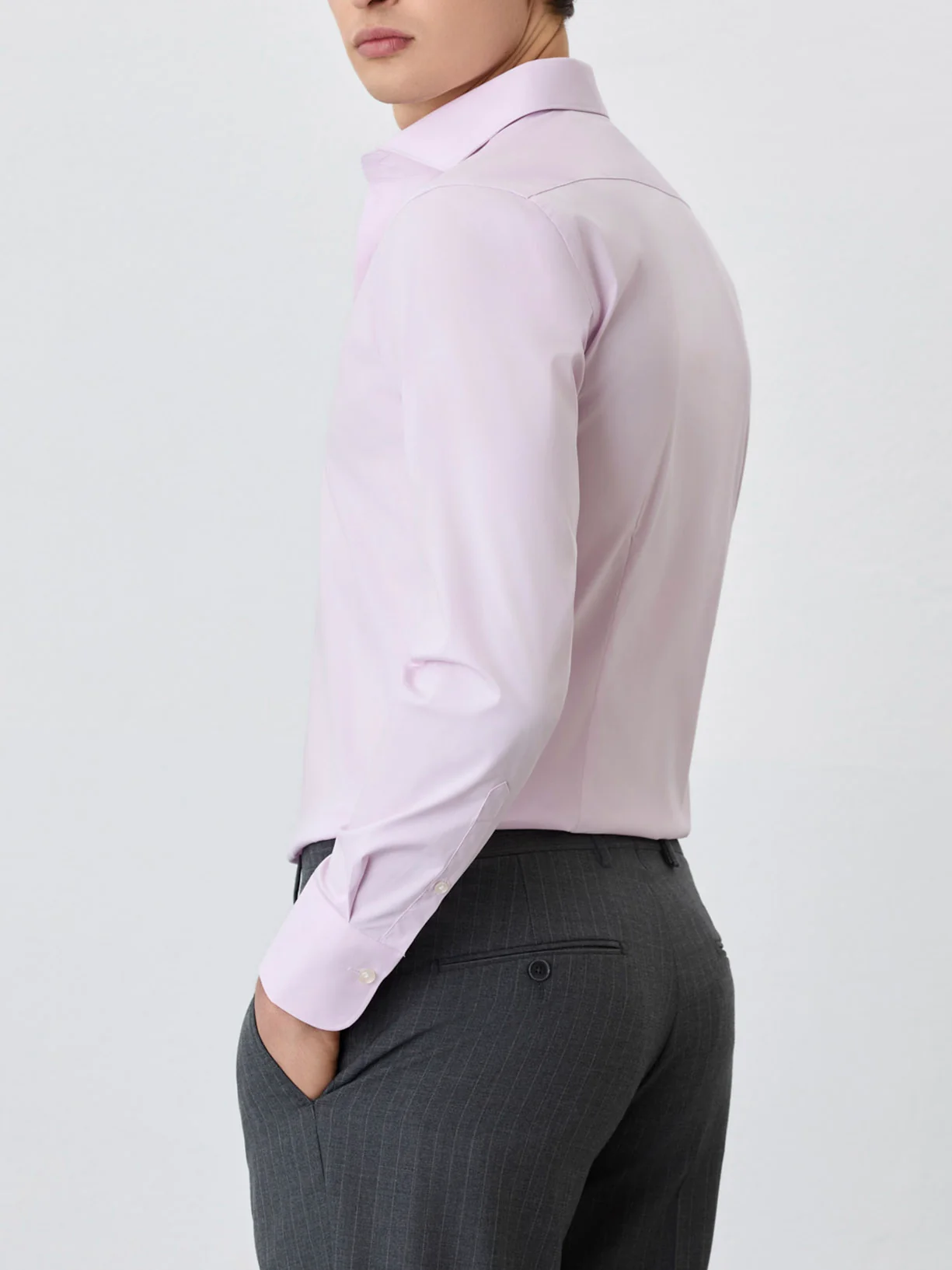 Slim Fit Shirt With Dublin Collar In Cotton Blend - Image 12