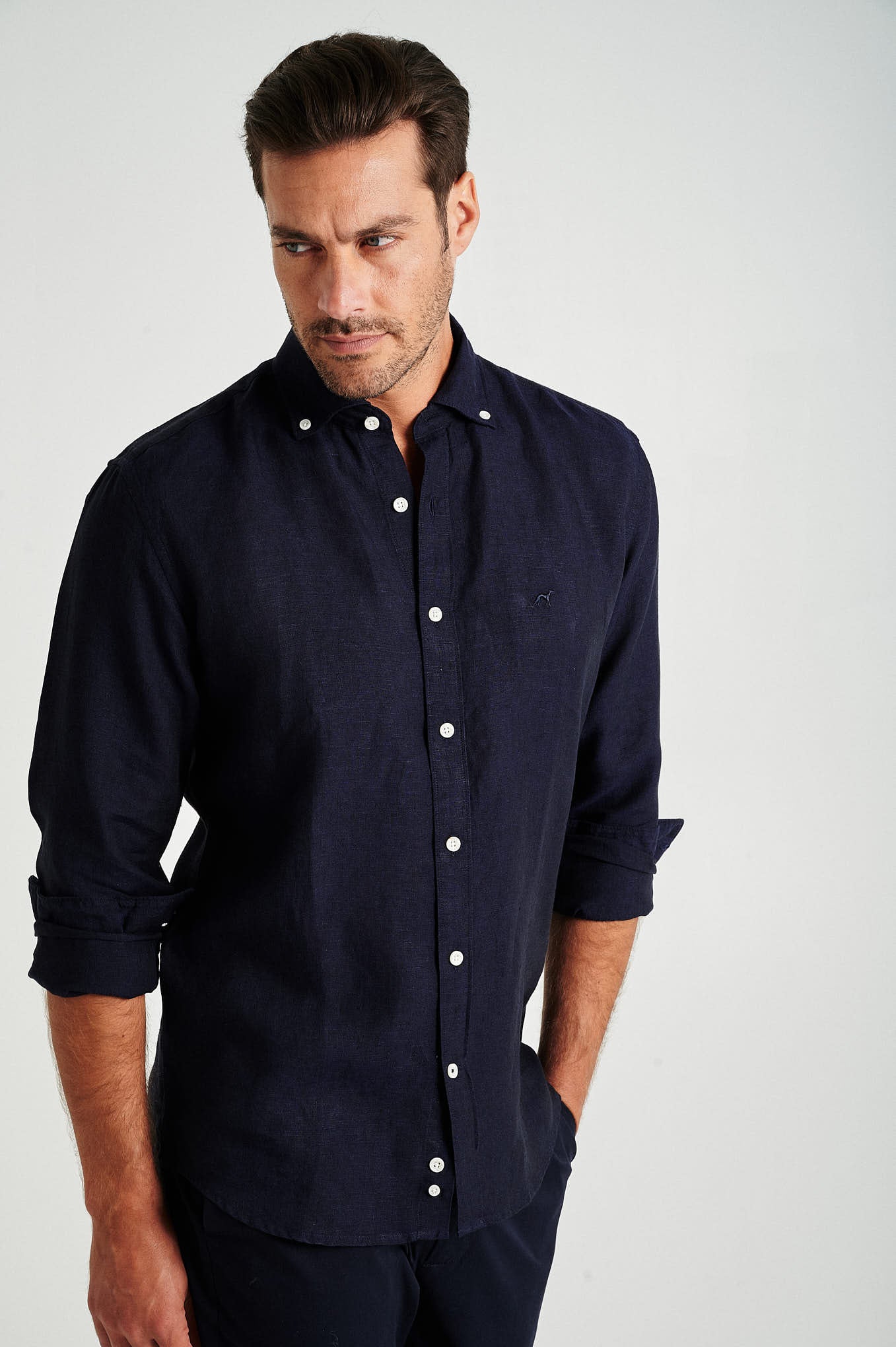 Slim fit Special Edition melange shirt - Image 6