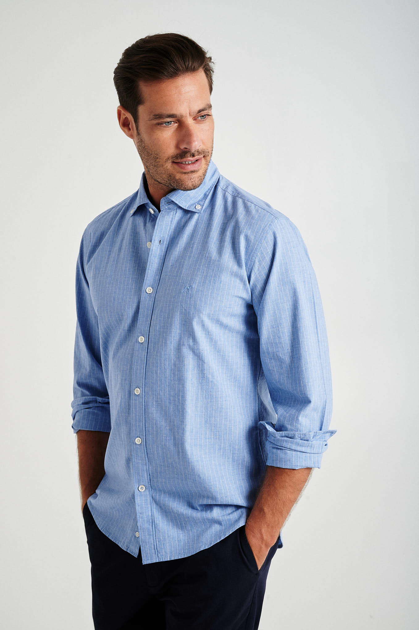 Slim fit Special Edition melange shirt - Image 3