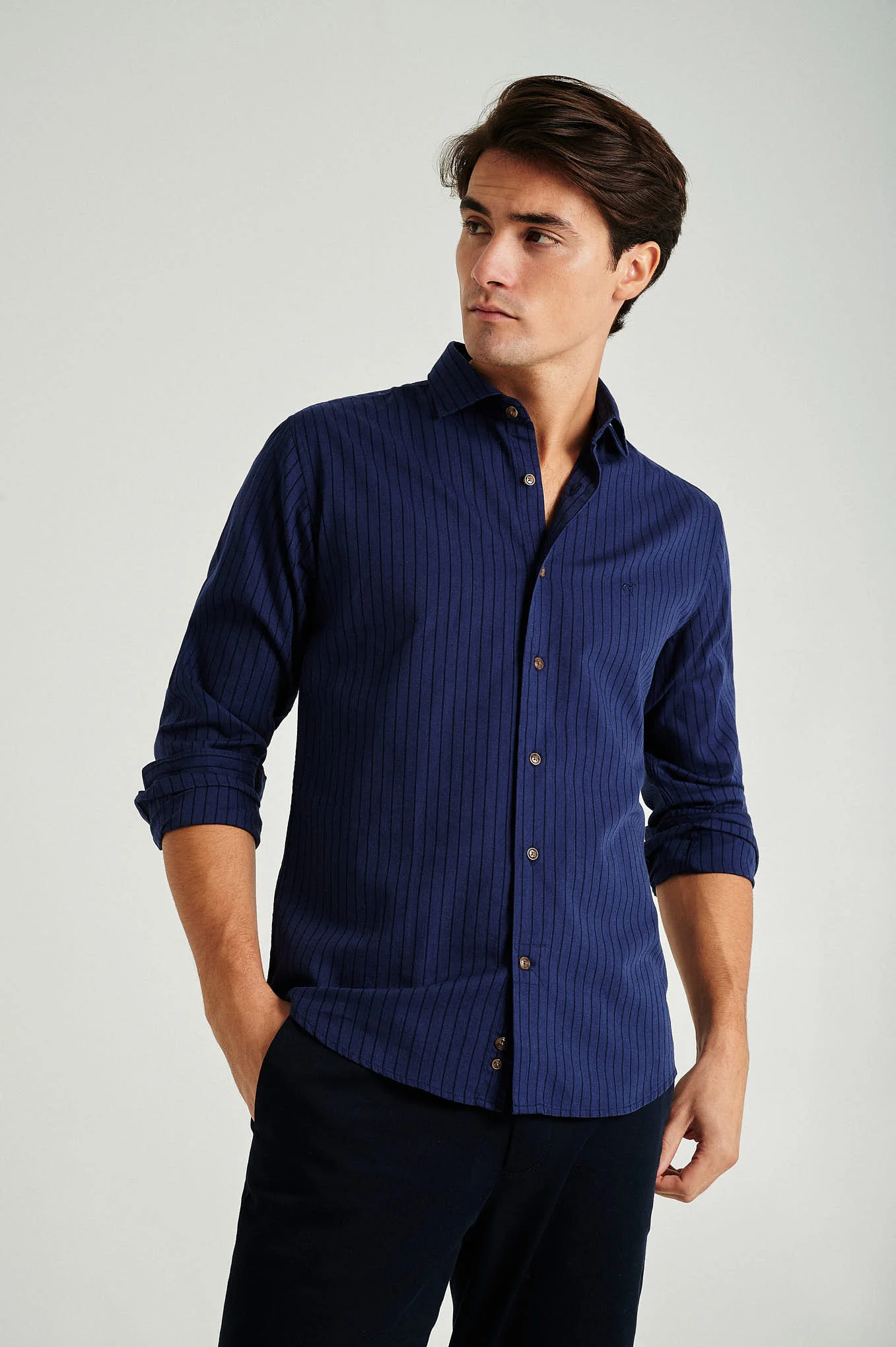 Slim Fit striped shirt - Image 6