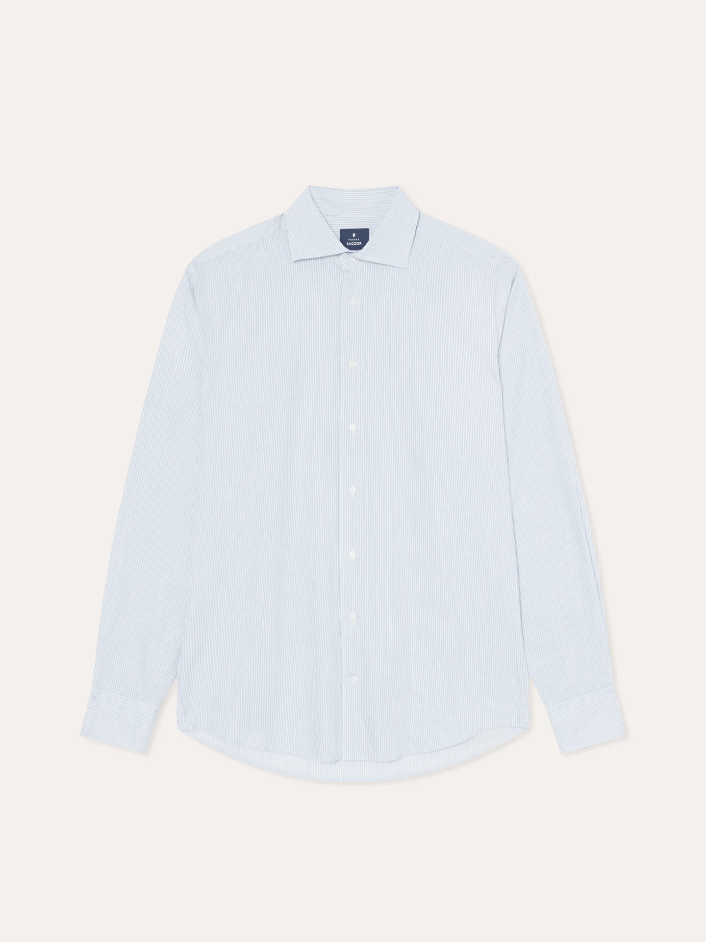 Slim Fit Striped Shirt with Newport Collar - Image 5