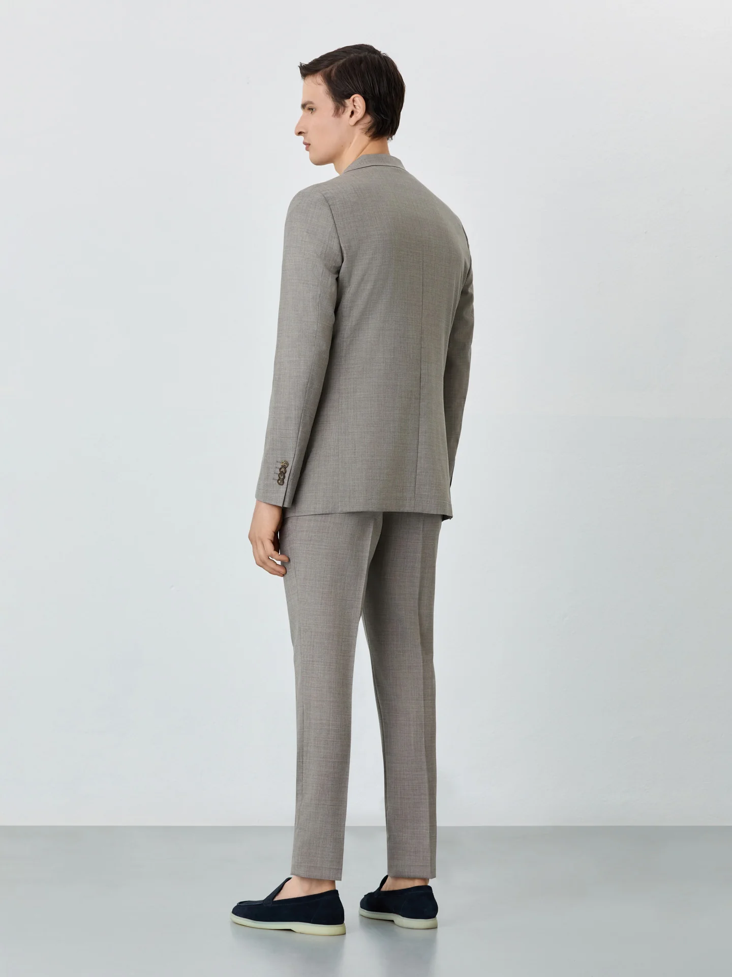 Slim Fit Suit In Wool - Image 3