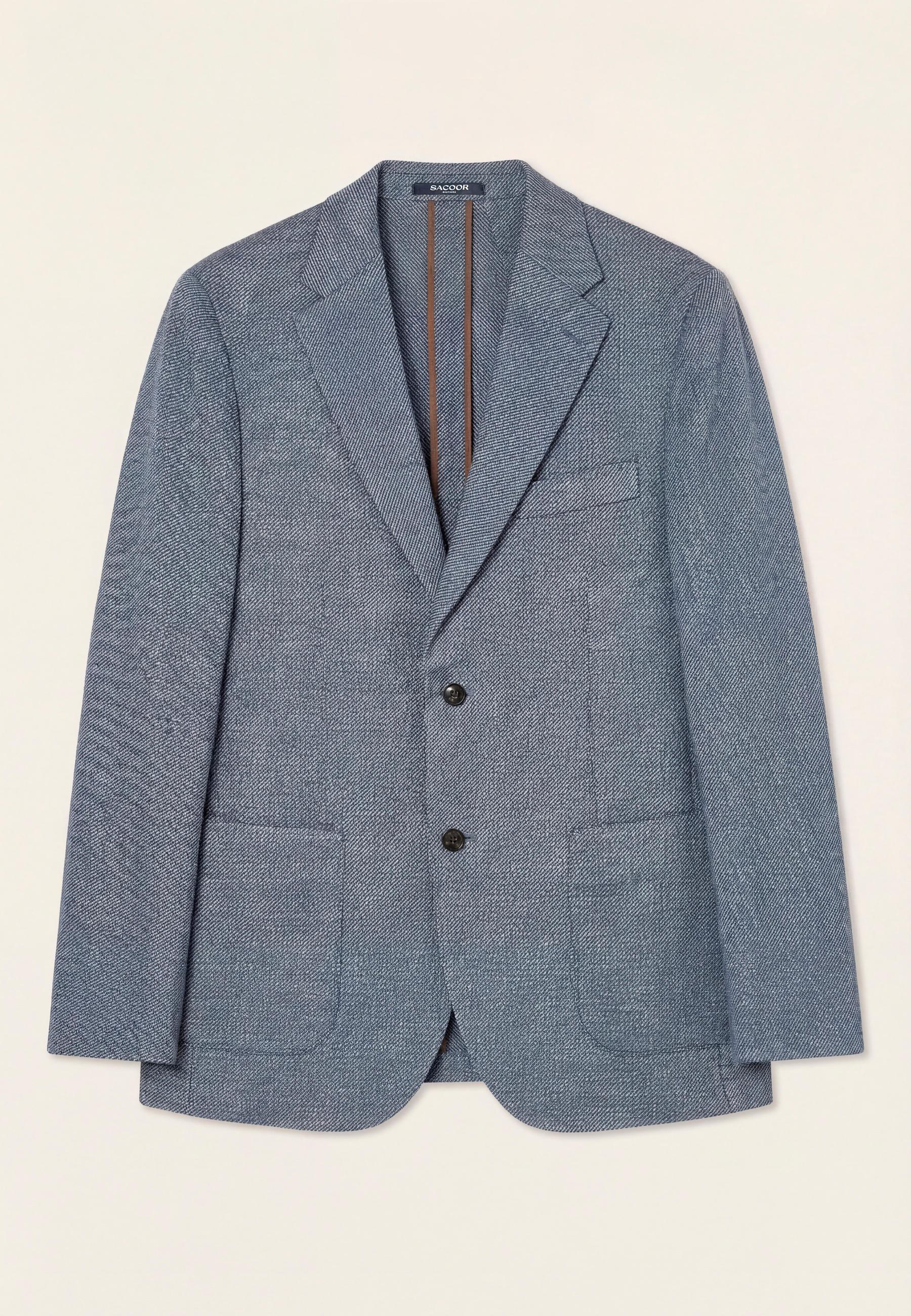 Slim fit Twill Linen blend Blazer - Image 2