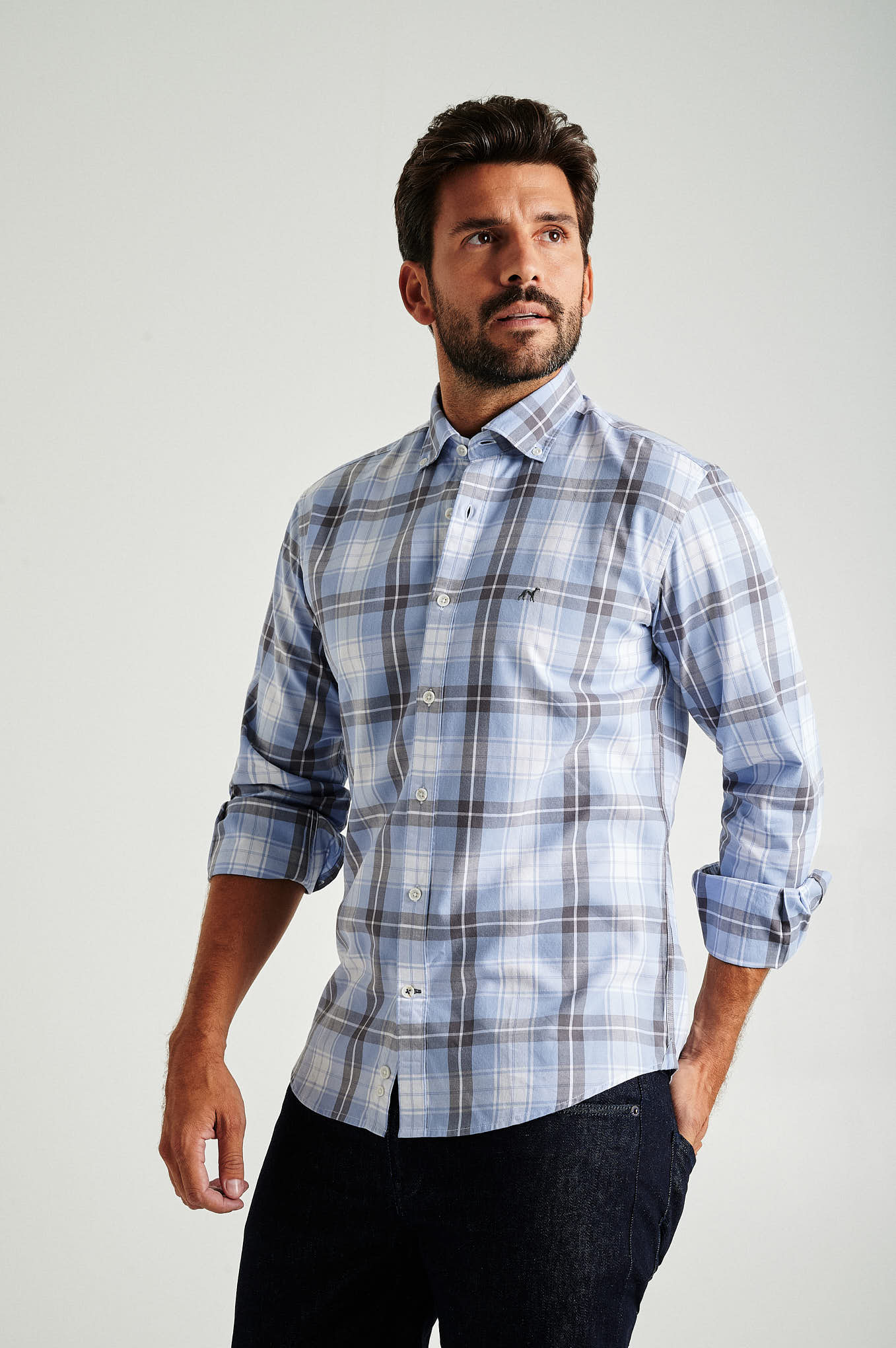 Slim fit twill shirt - Image 7