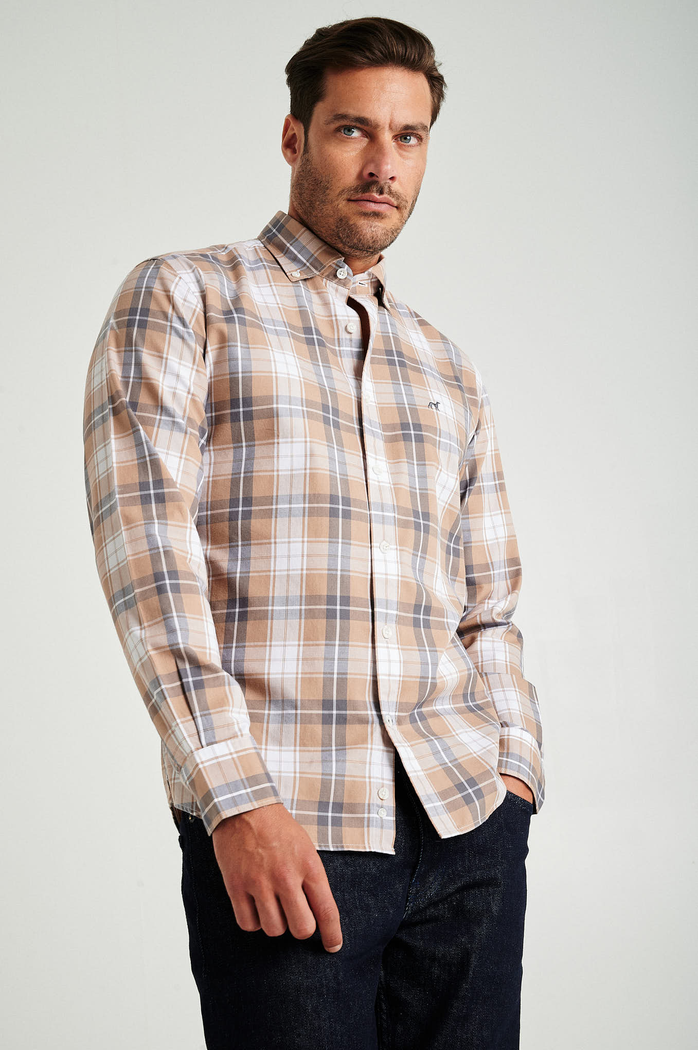 Slim fit twill shirt - Image 3