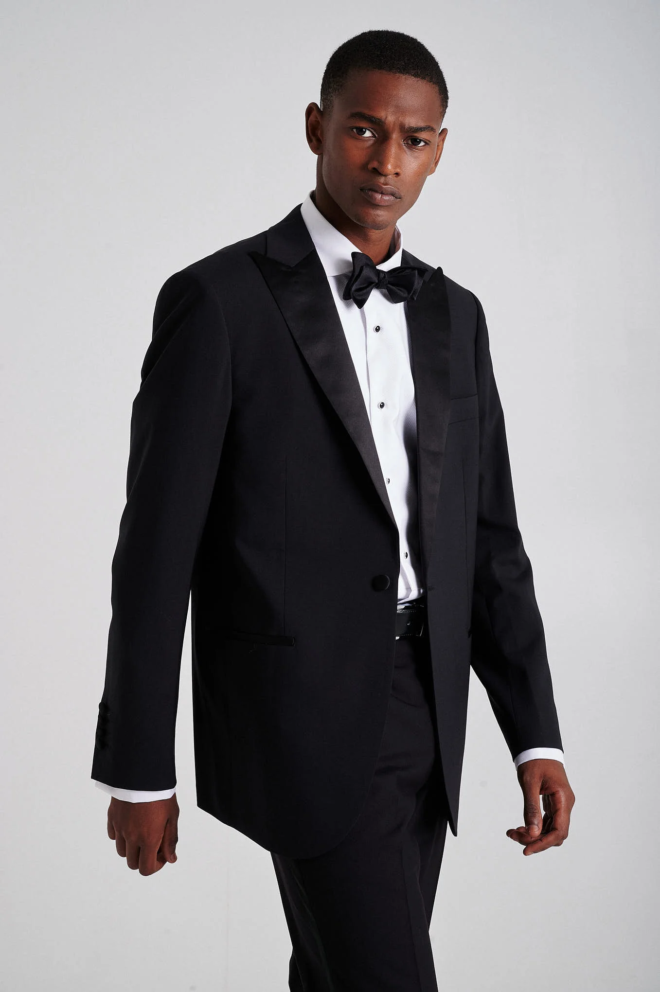 Slim fit wool & elastane tuxedo suit - Image 7