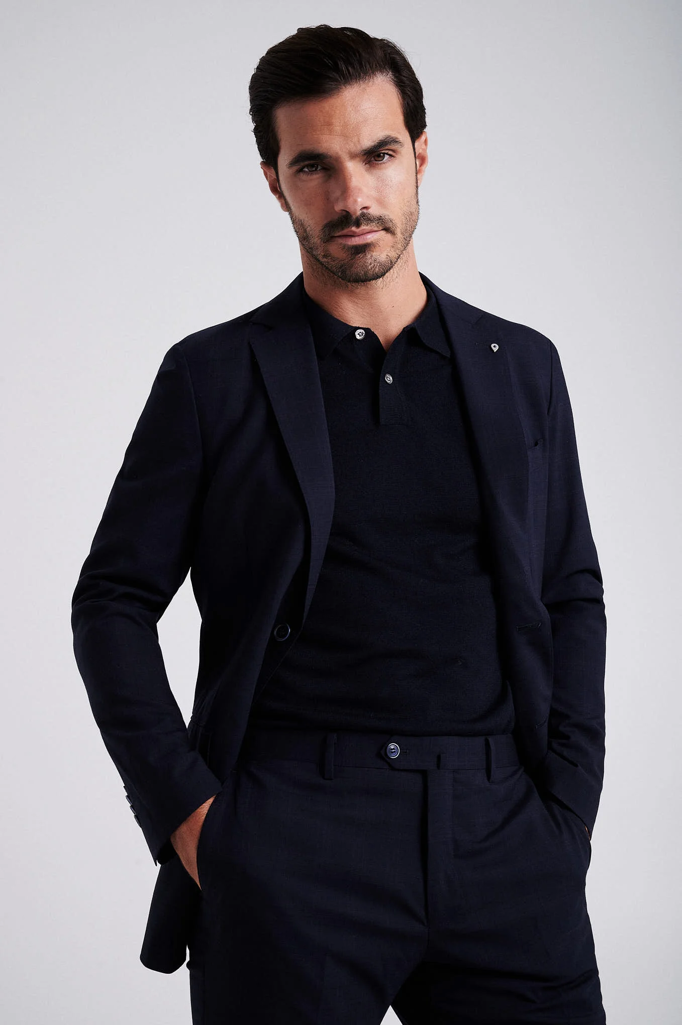 Slim fit wool stretch suit - Image 16
