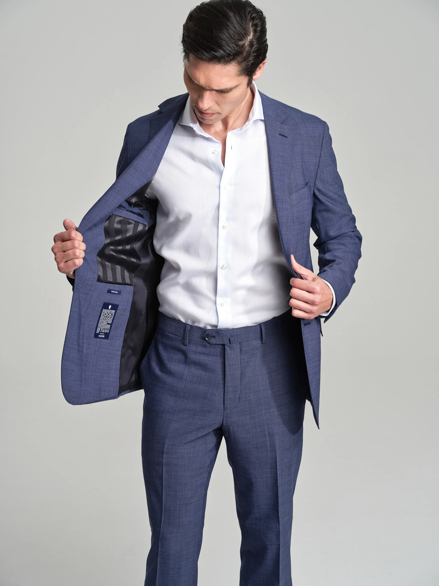 Slim fit wool stretch suit - Image 2