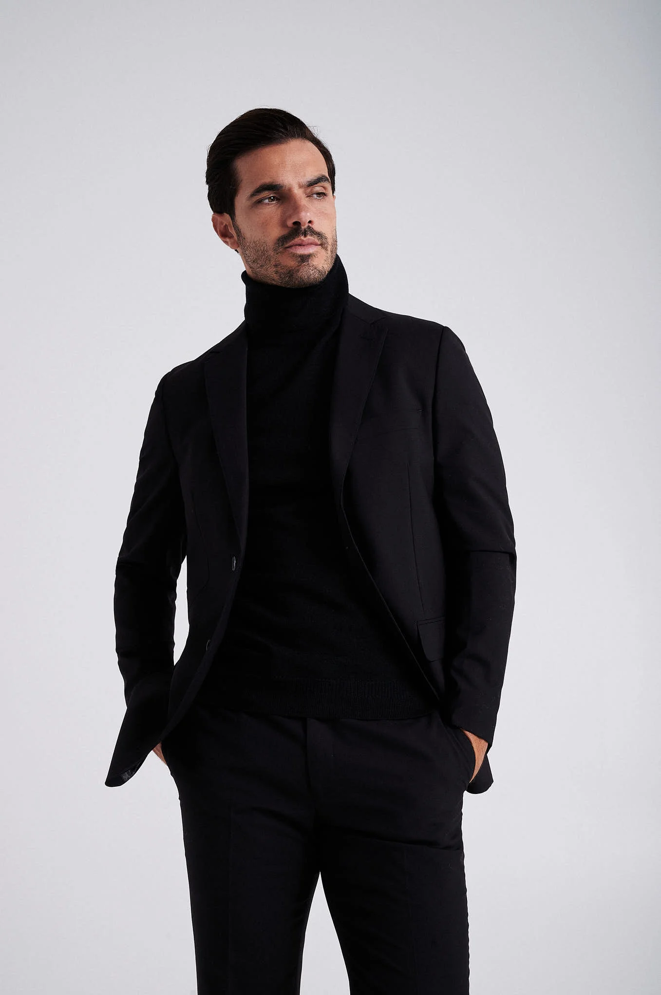 Slim fit wool suit - Image 5