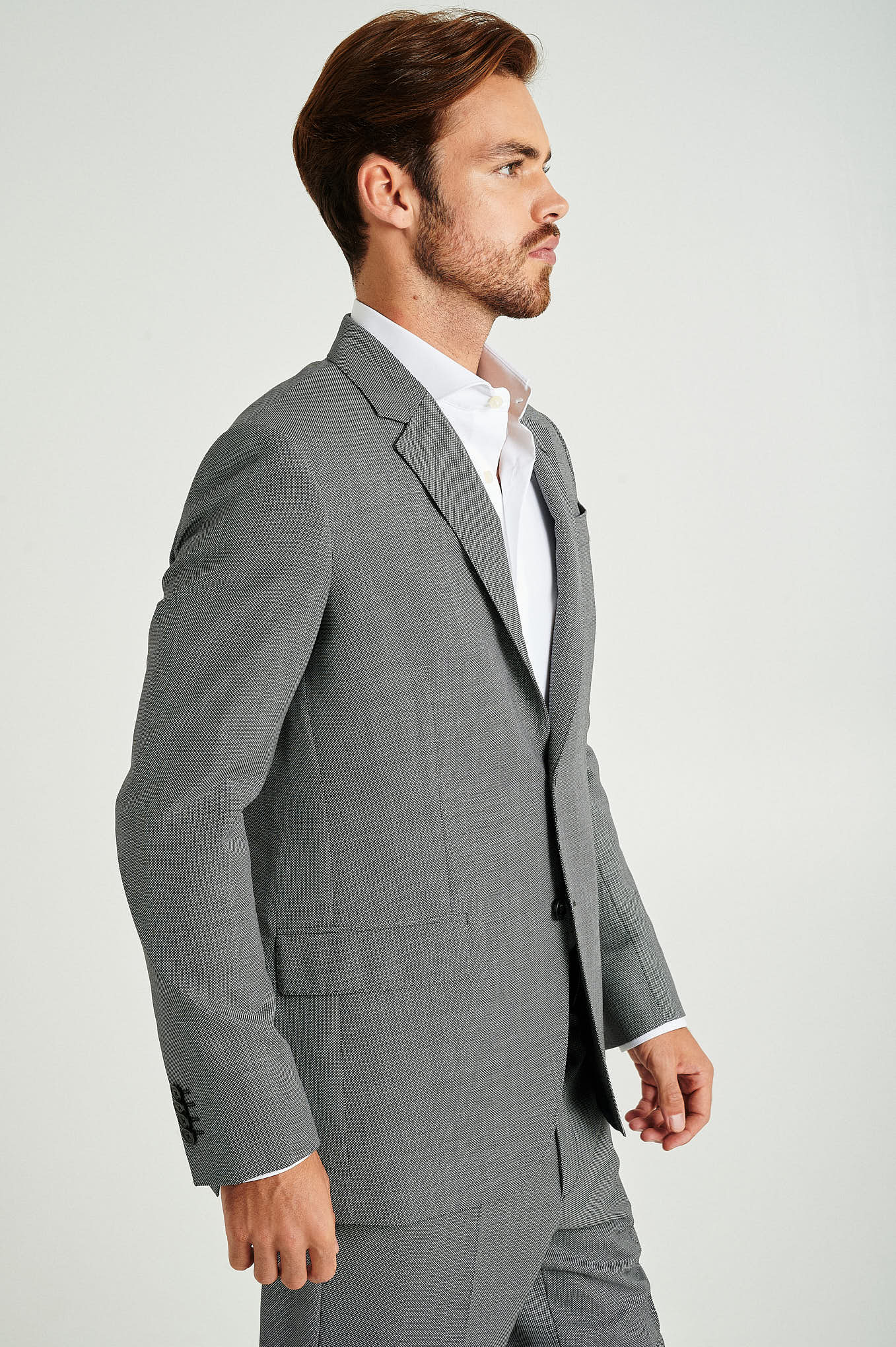 Slim fit wool suit - Image 7