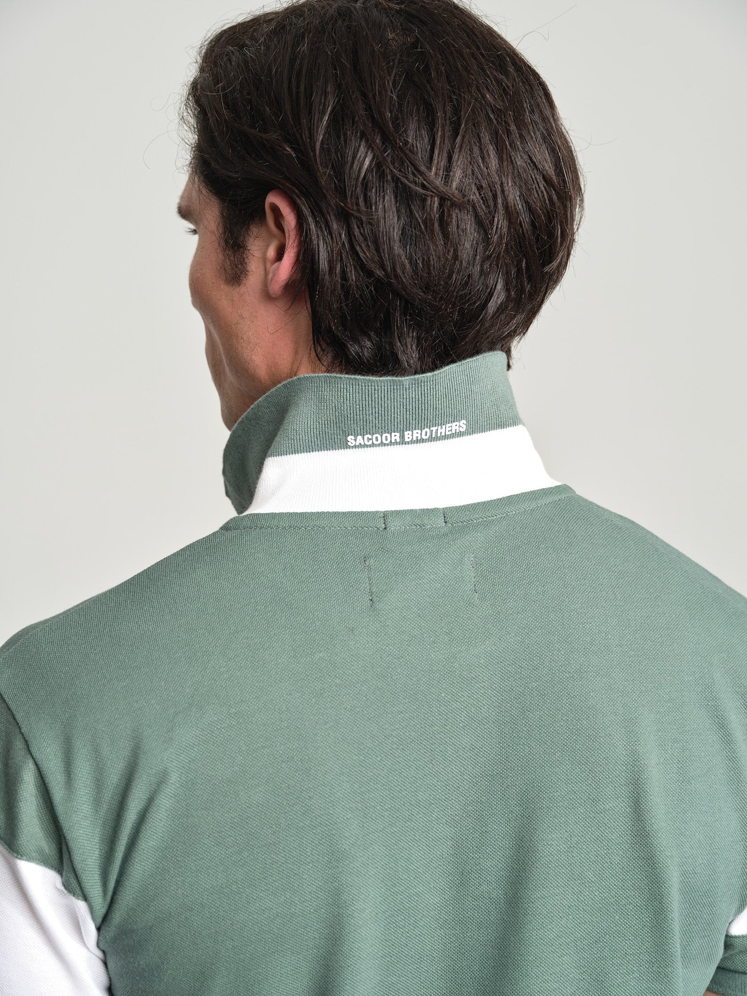 Sport sleeve stripe piquet polo shirt - Image 8