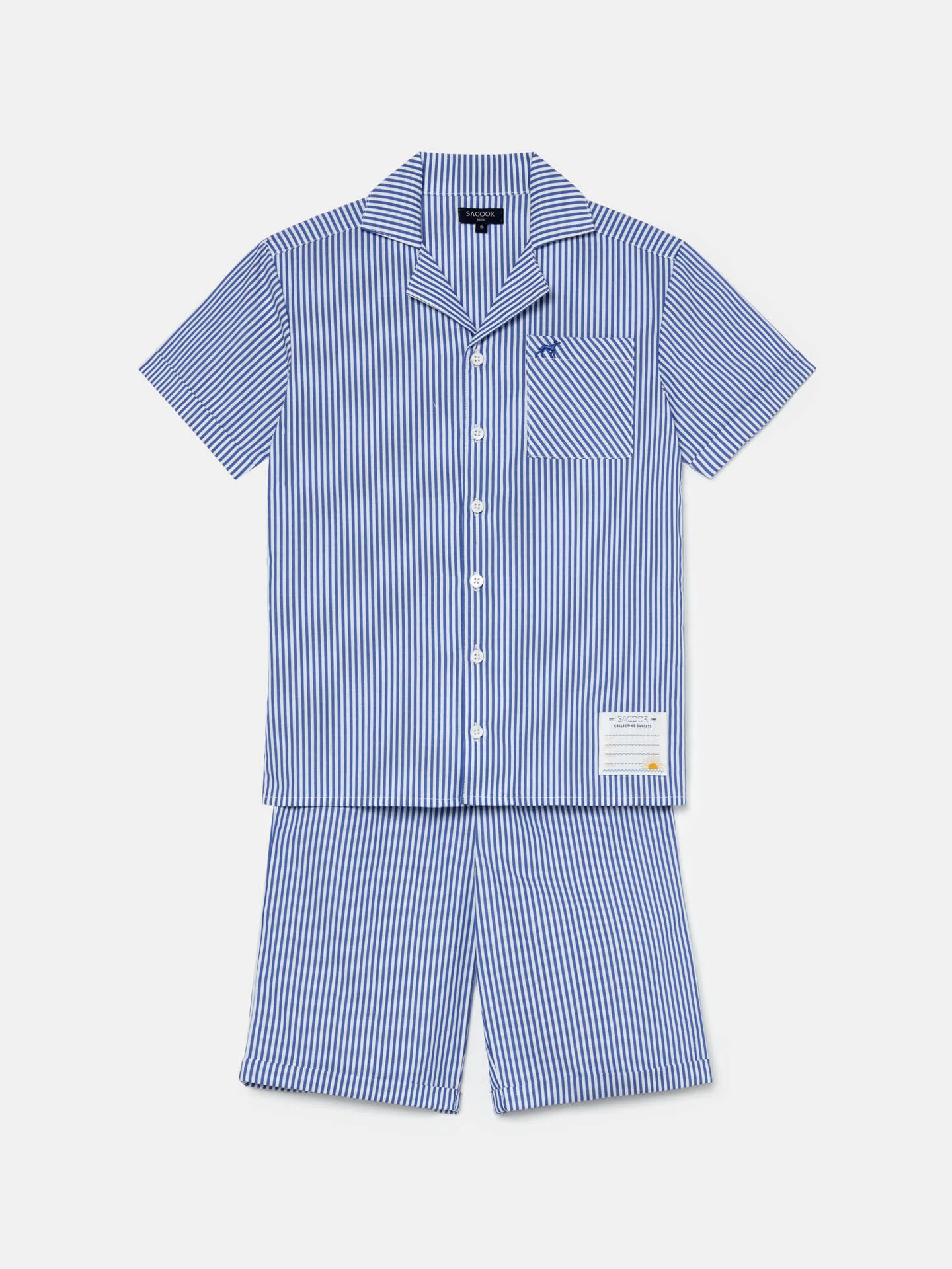 Striped Cuban Collar shirt - Image 3