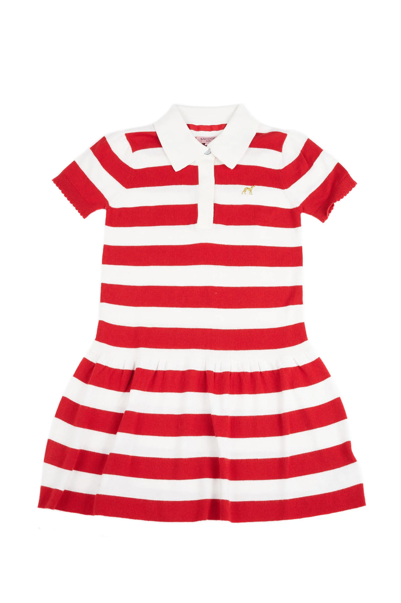 Striped knitwear dress