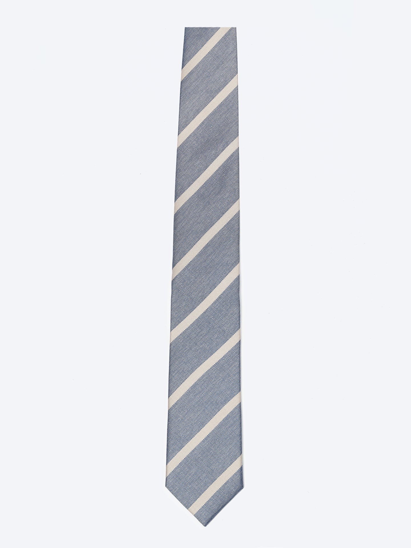 Striped Pattern 100% Silk Tie 7,5cm