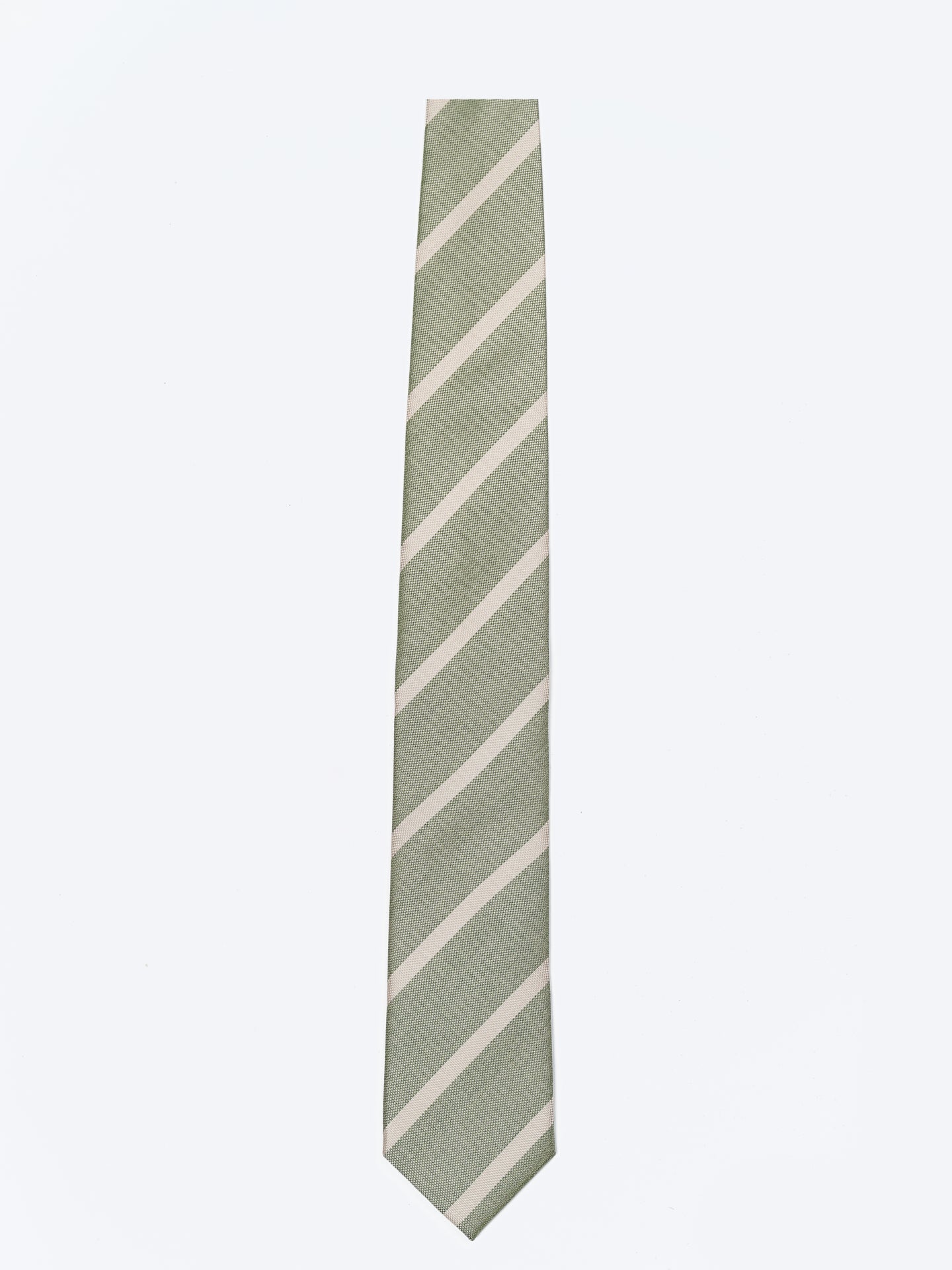 Striped Pattern 100% Silk Tie 7,5cm - Image 4