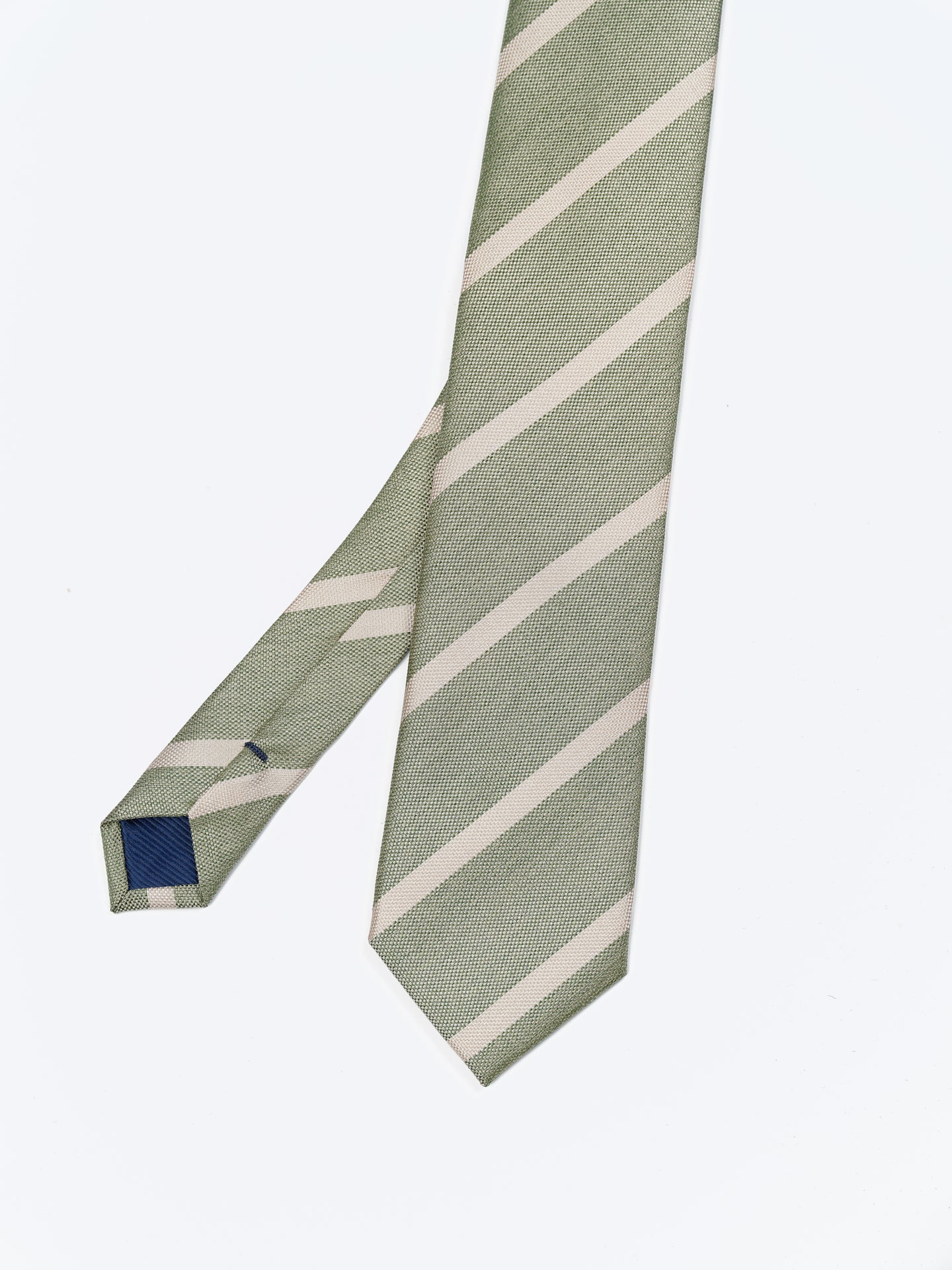Striped Pattern 100% Silk Tie 7,5cm - Image 5