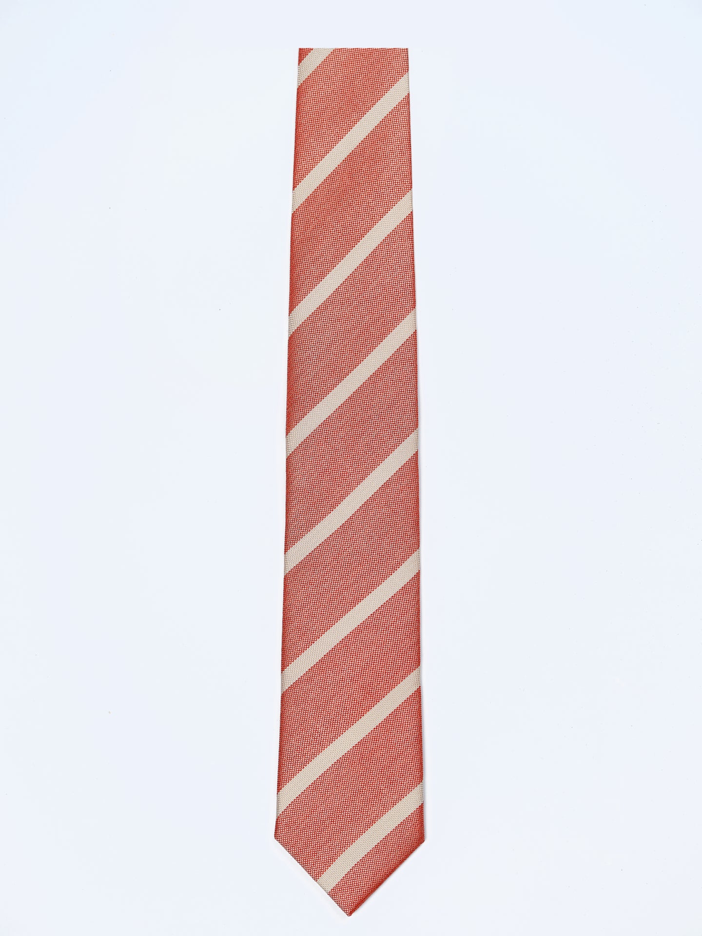Striped Pattern 100% Silk Tie 7,5cm - Image 7