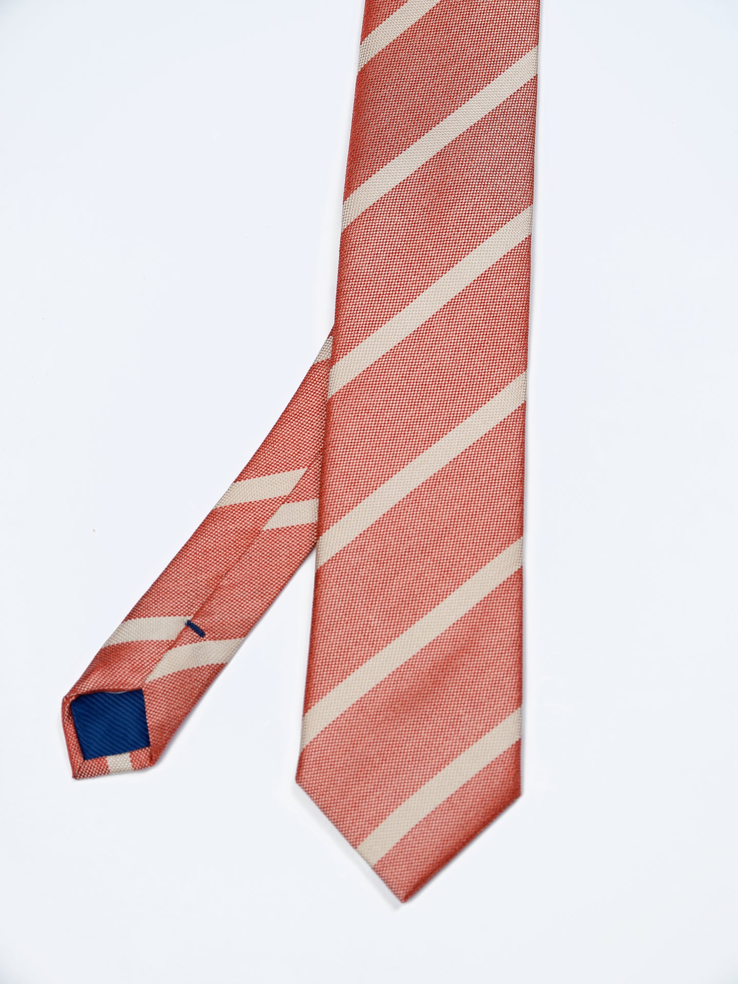 Striped Pattern 100% Silk Tie 7,5cm - Image 8