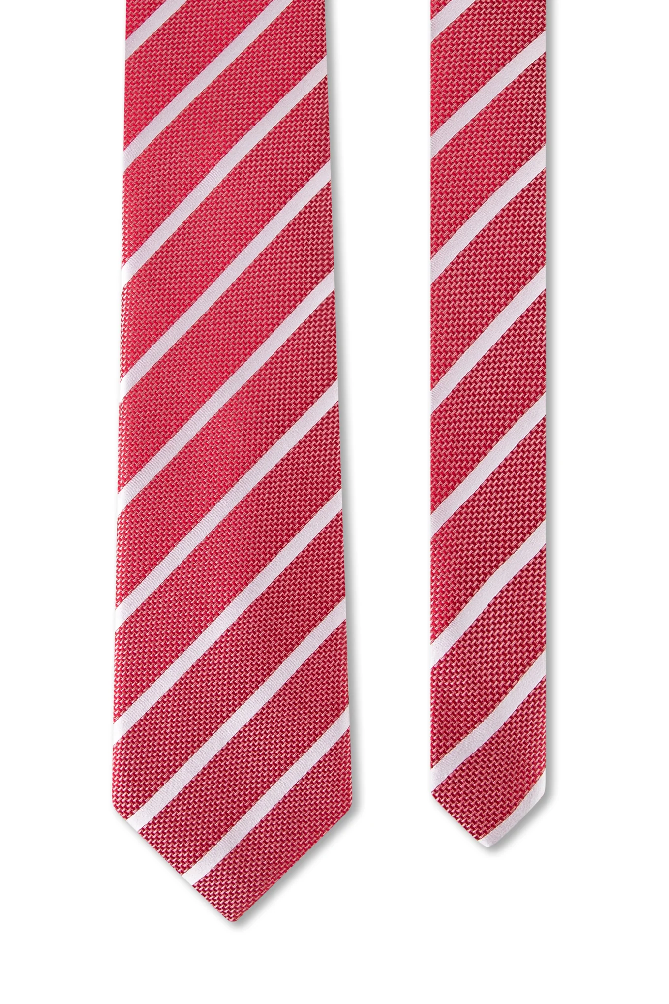 Striped Pattern 100% Silk Tie 7,5cm - Image 15
