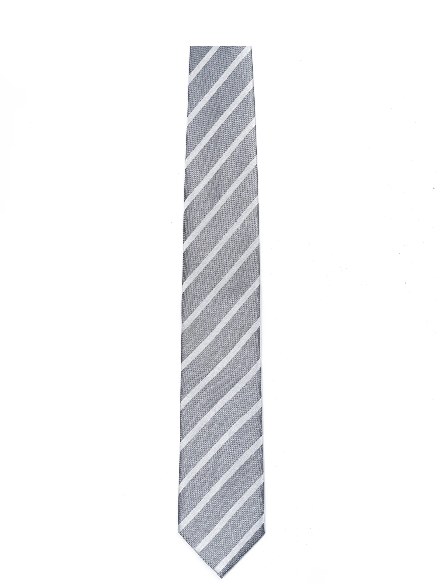 Striped Pattern 100% Silk Tie 7,5cm - Image 7