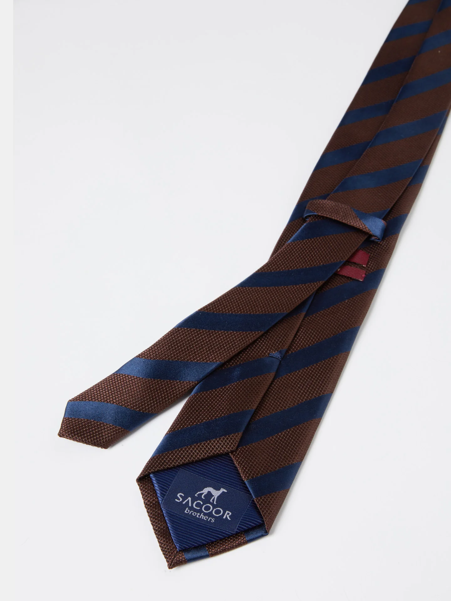 Striped Pattern 100% Silk Tie 7,5cm - Image 2