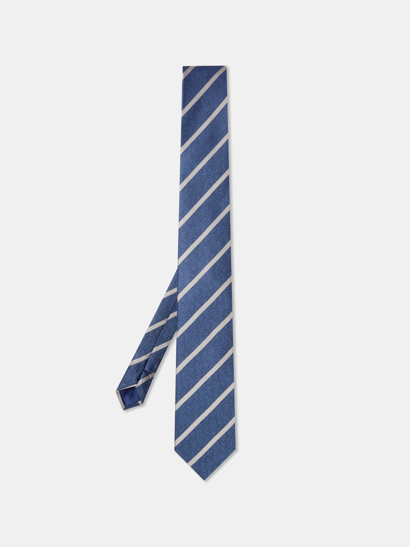 Striped Pattern 100% Silk Tie 7,5cm