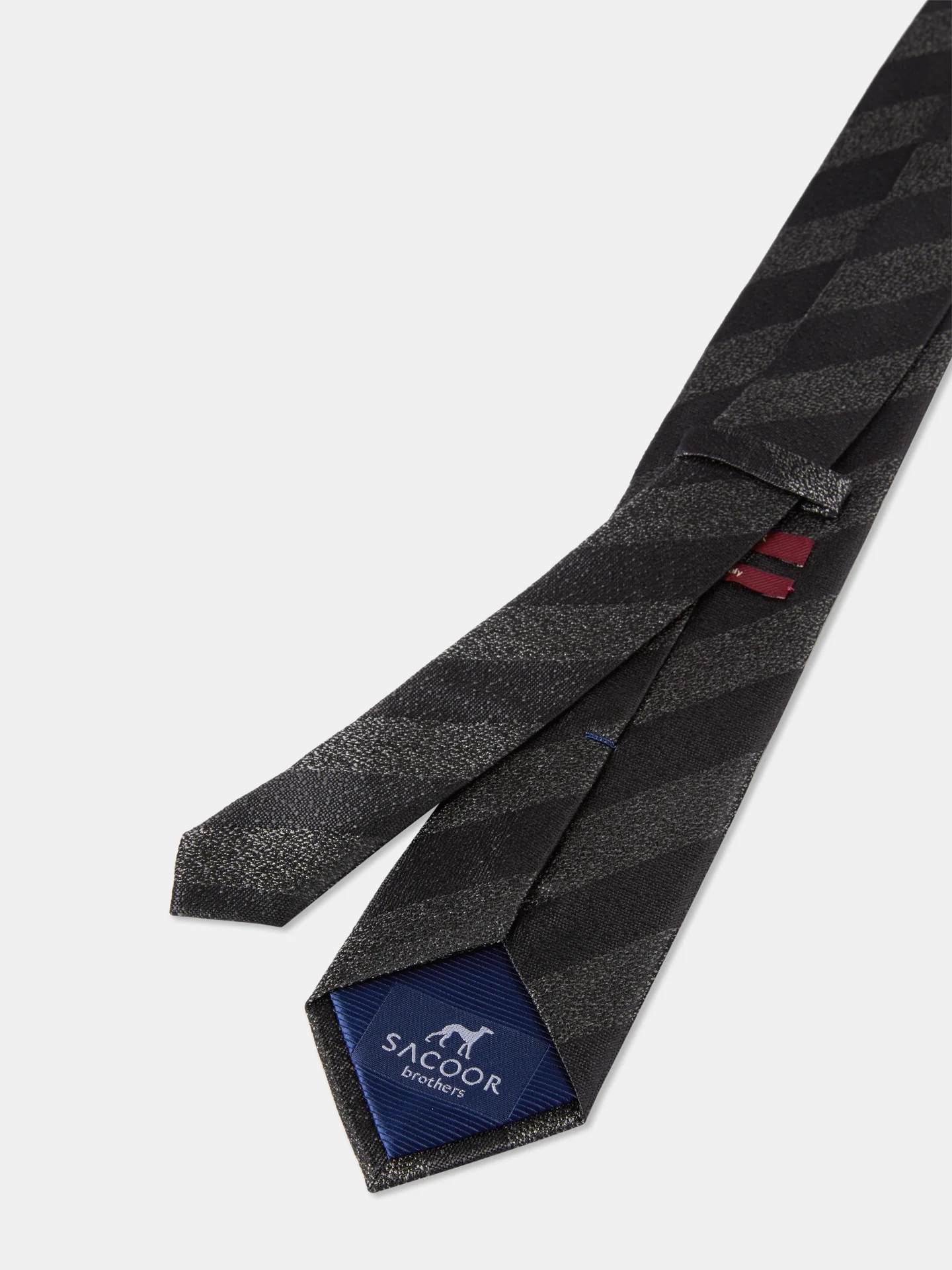 Striped Pattern 100% Silk Tie 7,5cm - Image 2