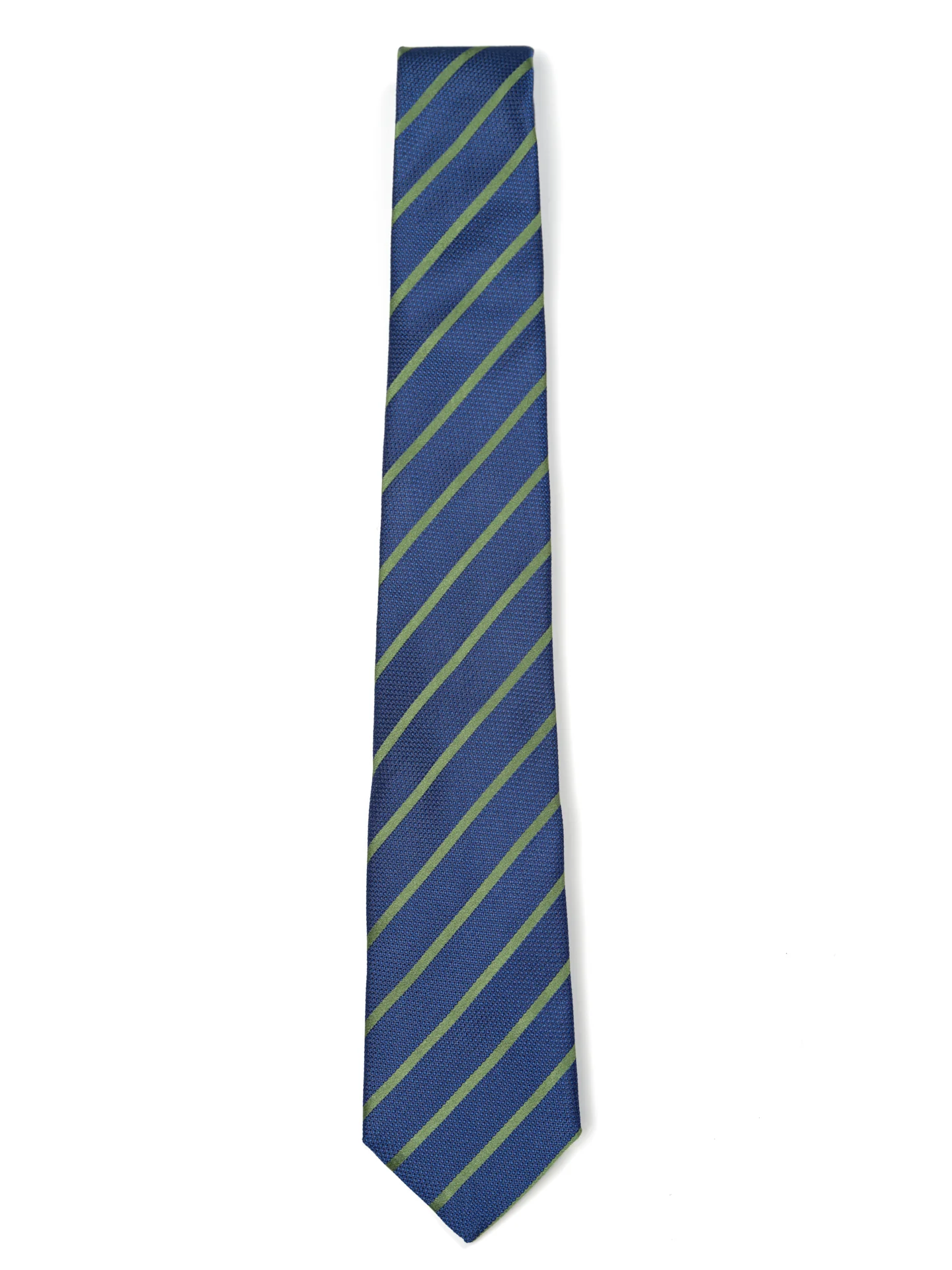 Striped Pattern Tie 100% Silk 8cm - Image 4