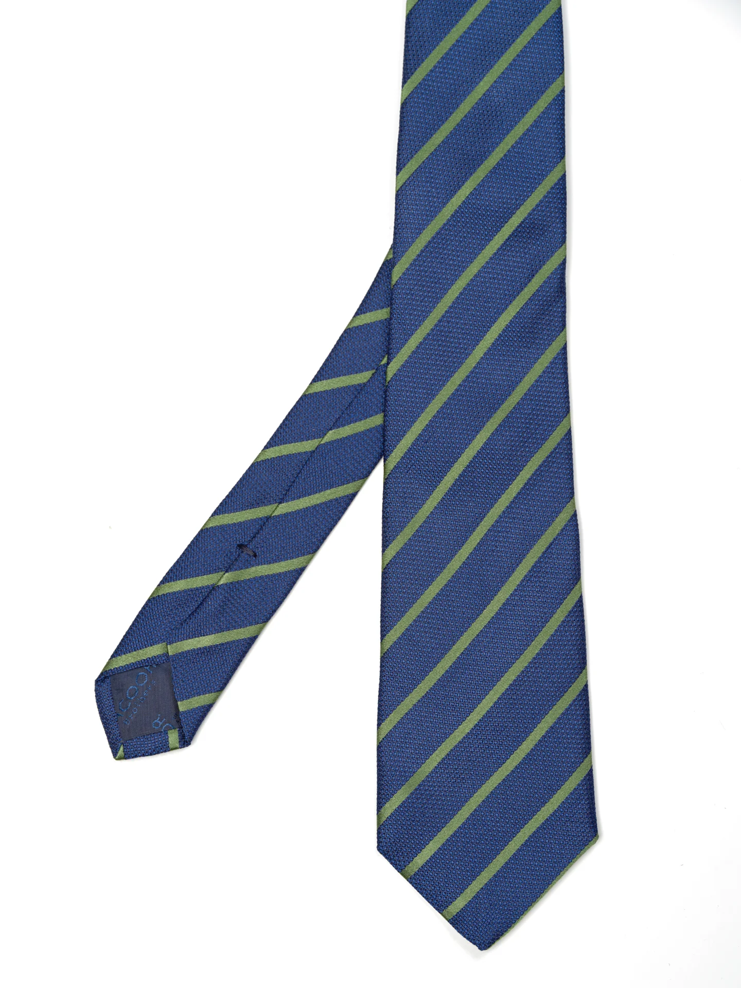 Striped Pattern Tie 100% Silk 8cm - Image 5