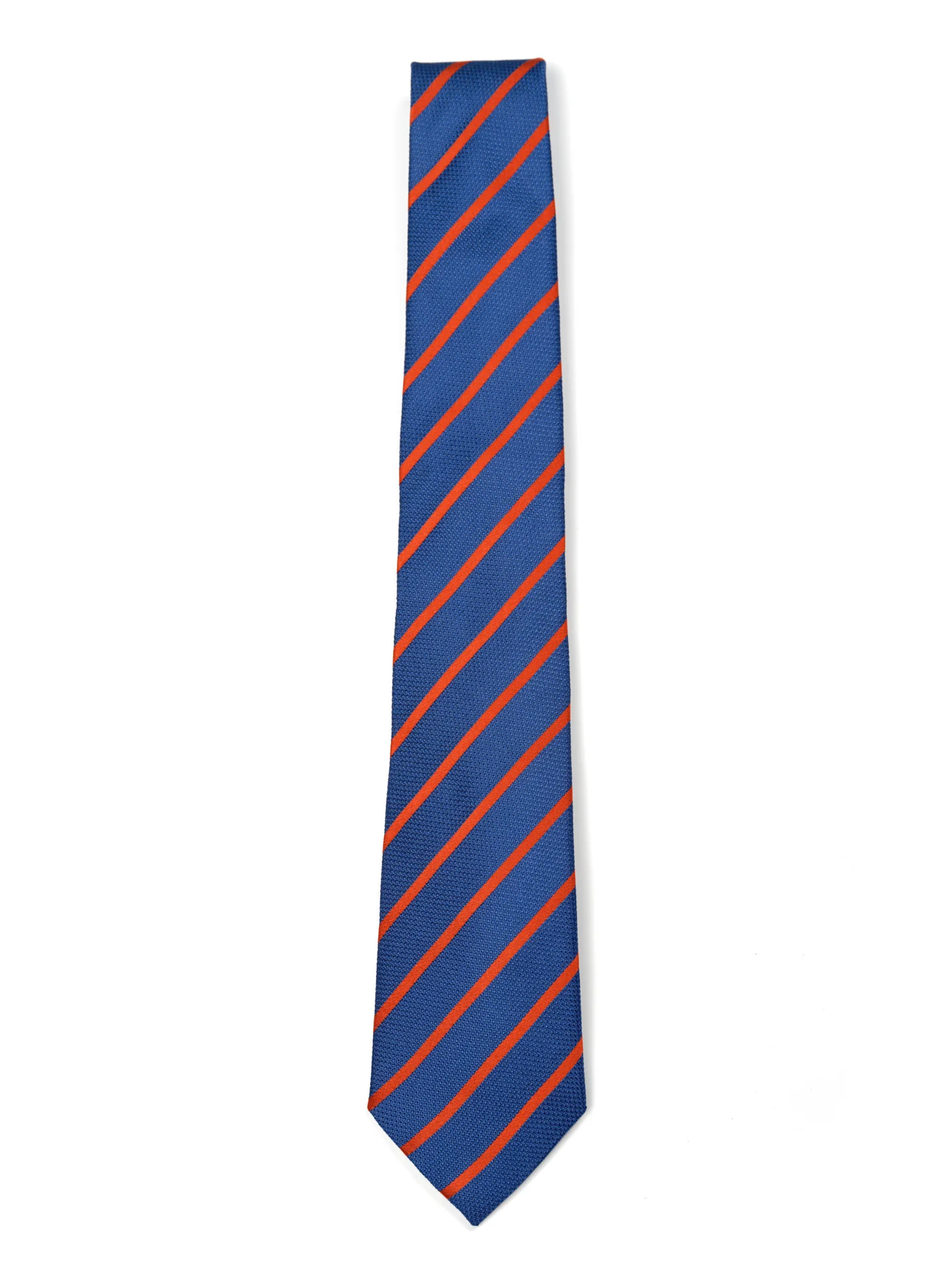 Striped Pattern Tie 100% Silk 8cm - Image 7
