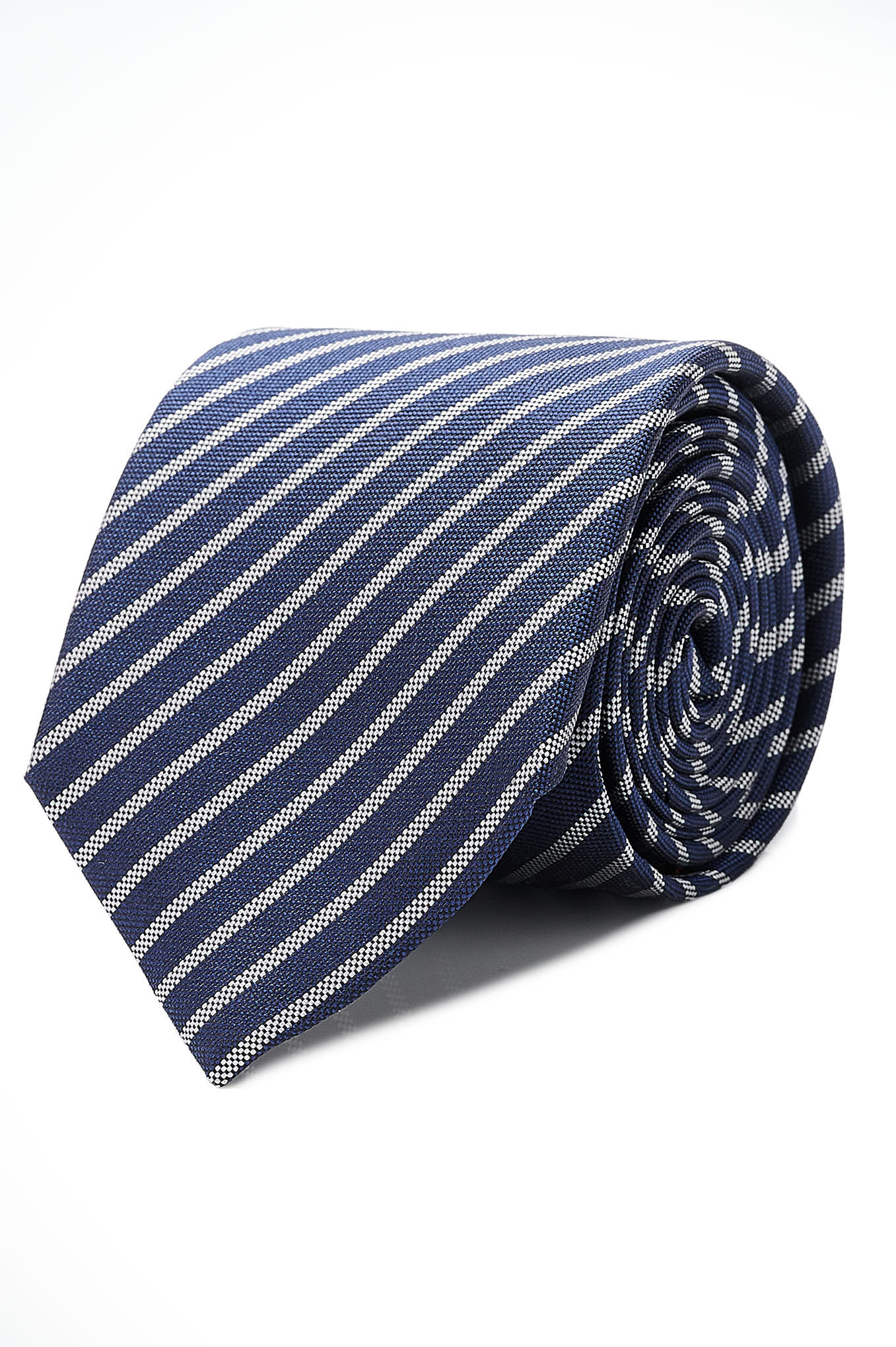 Striped Pattern Tie 100% Silk 8cm