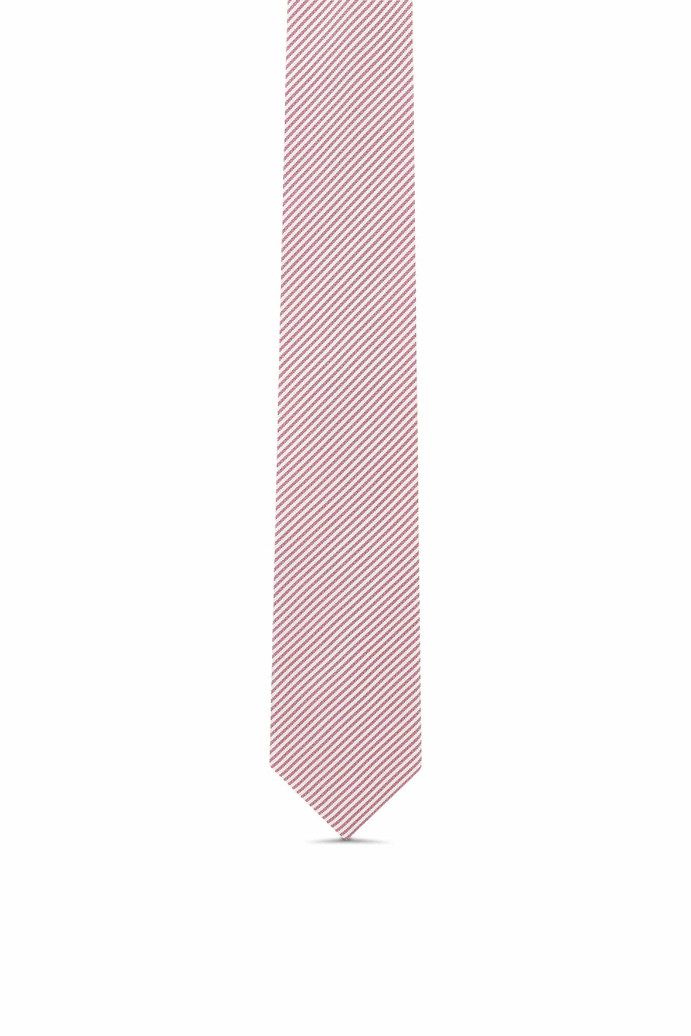 Striped Pattern Tie 100% Silk 8cm - Image 4