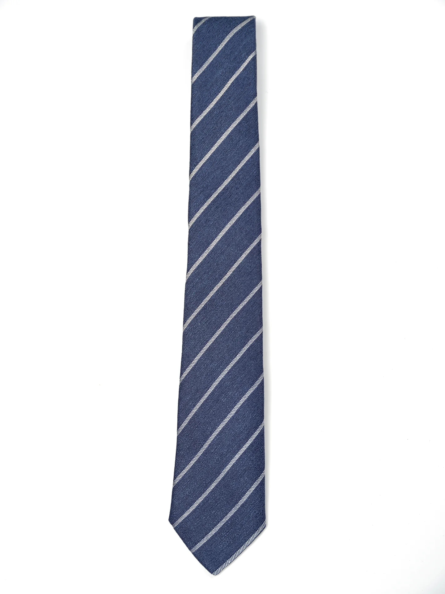Striped Pattern Tie 100% Silk 8cm
