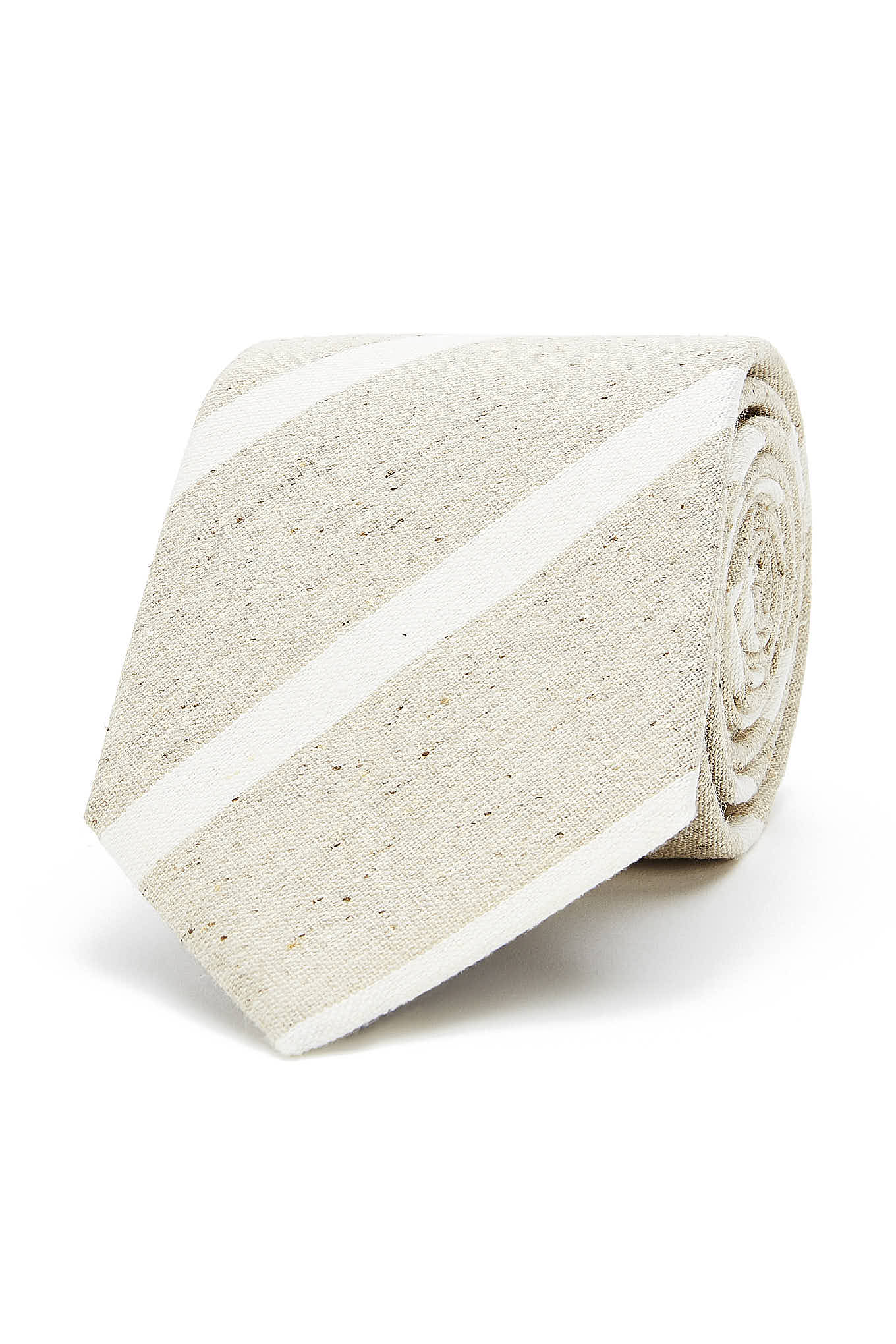 Striped Pattern Tie 100% Silk 8cm - Image 3