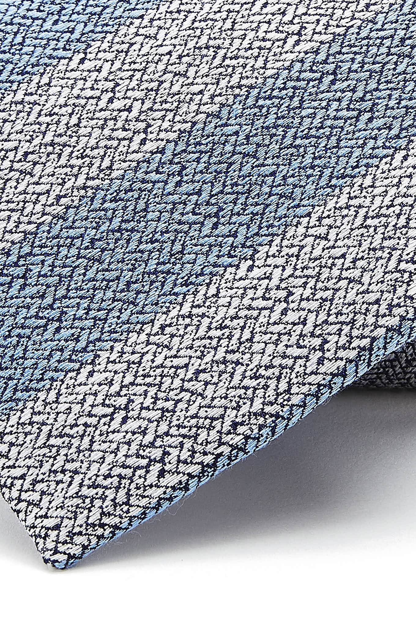 Striped Pattern Tie 100% Silk 8cm - Image 10