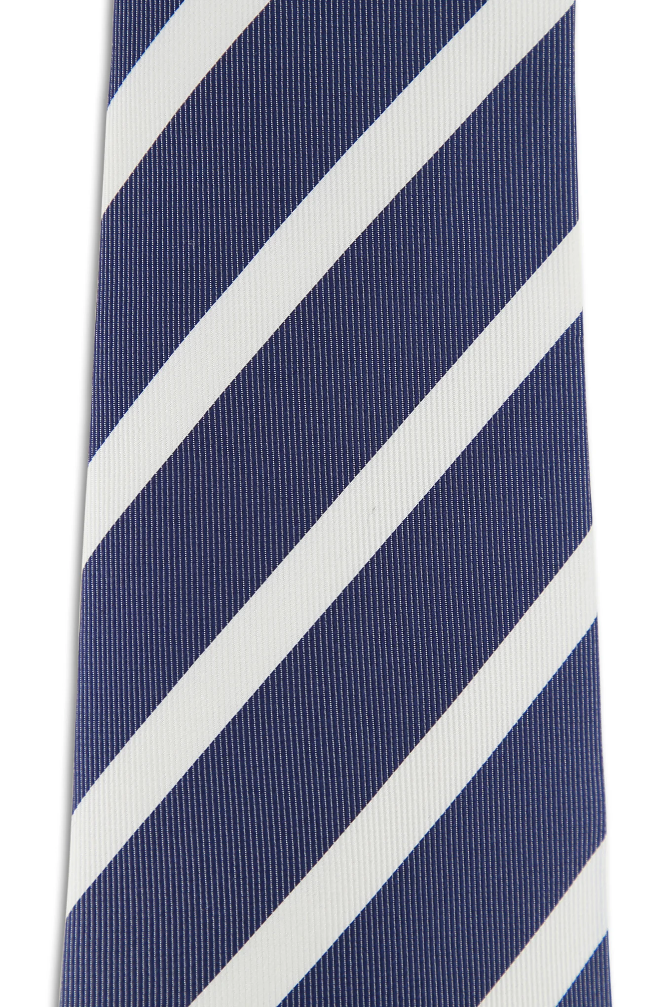 Striped Pattern Tie 100% Silk 8cm - Image 3