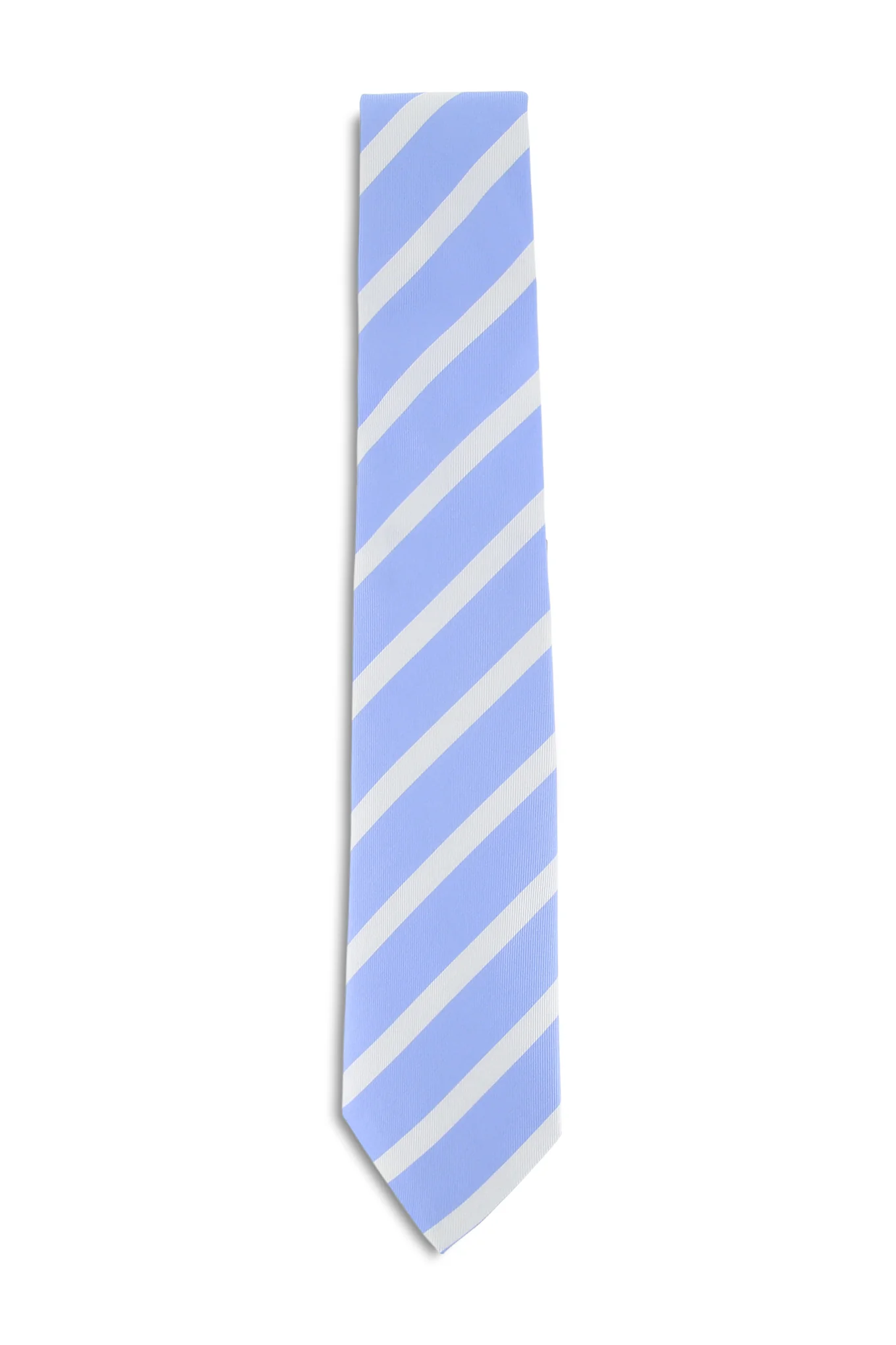 Striped Pattern Tie 100% Silk 8cm - Image 6